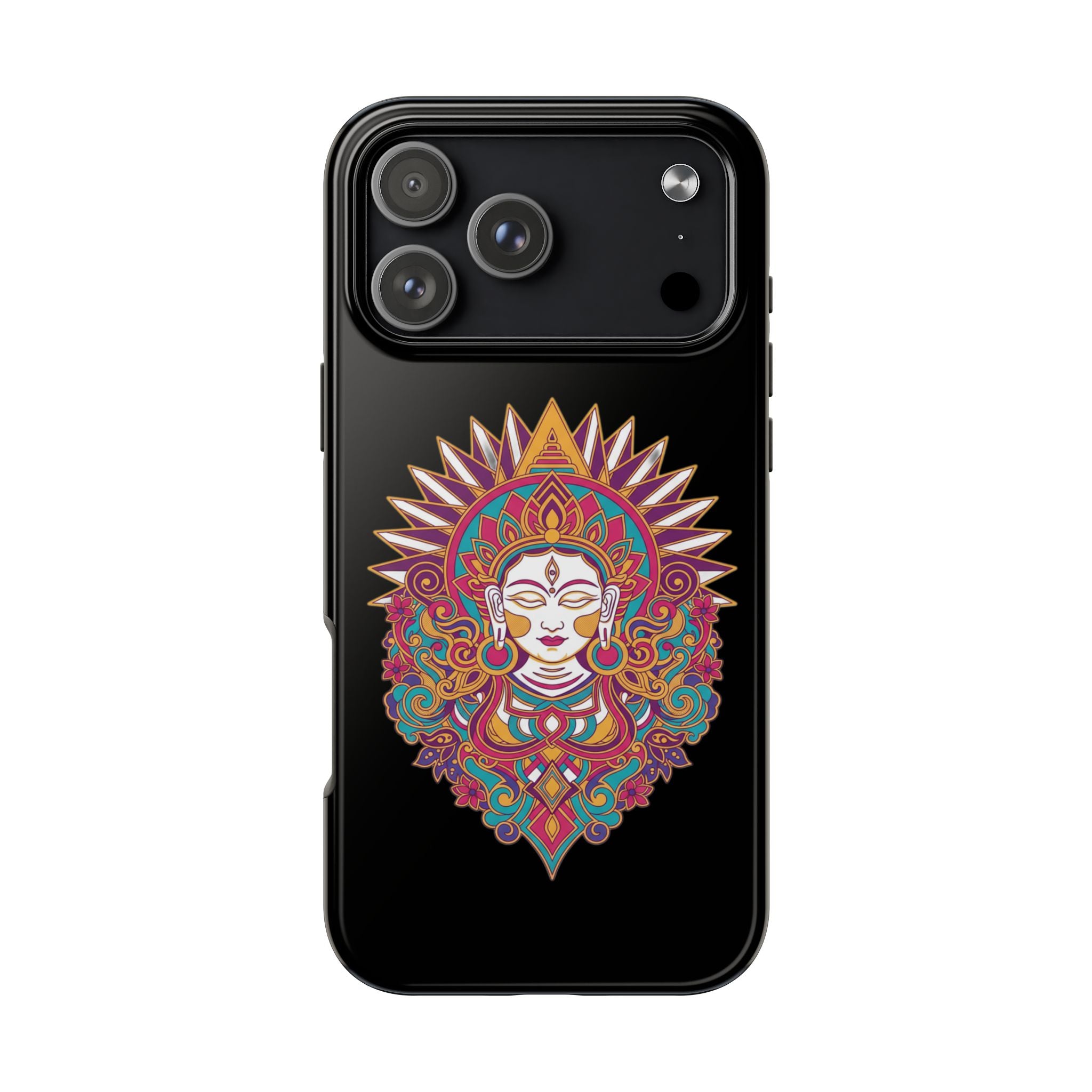 Buddha Mandala Tough Phone Case — Protective Spiritual iPhone Cover