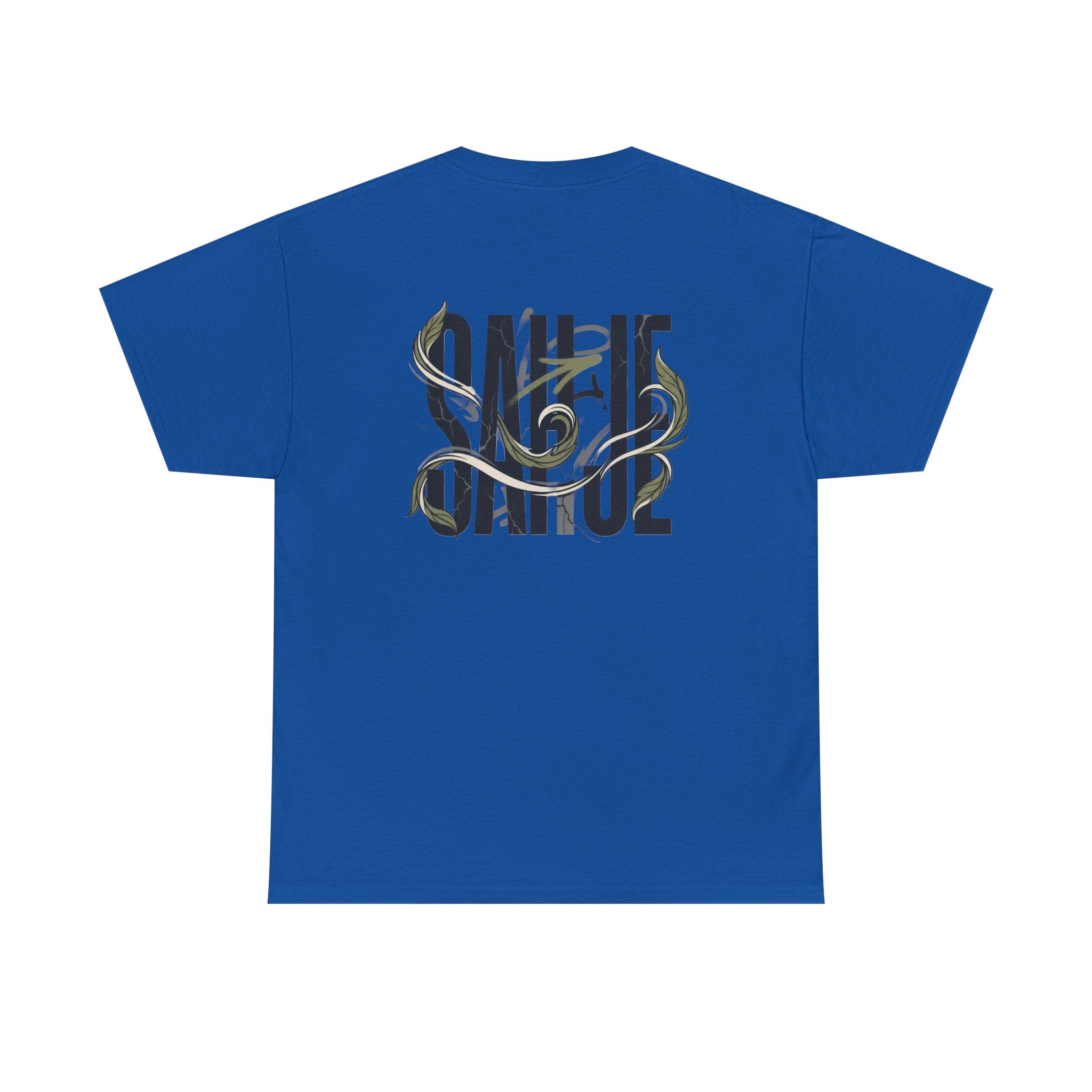 Graphic Tee — 'Savage' Typography with Snake Accent