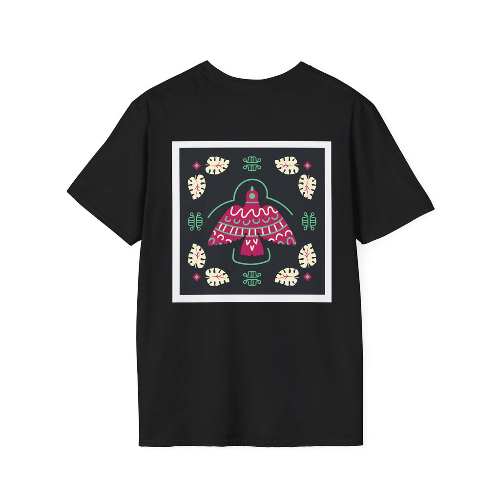 Mushroom Garden Graphic T-Shirt — Whimsical Pink Mushroom Design