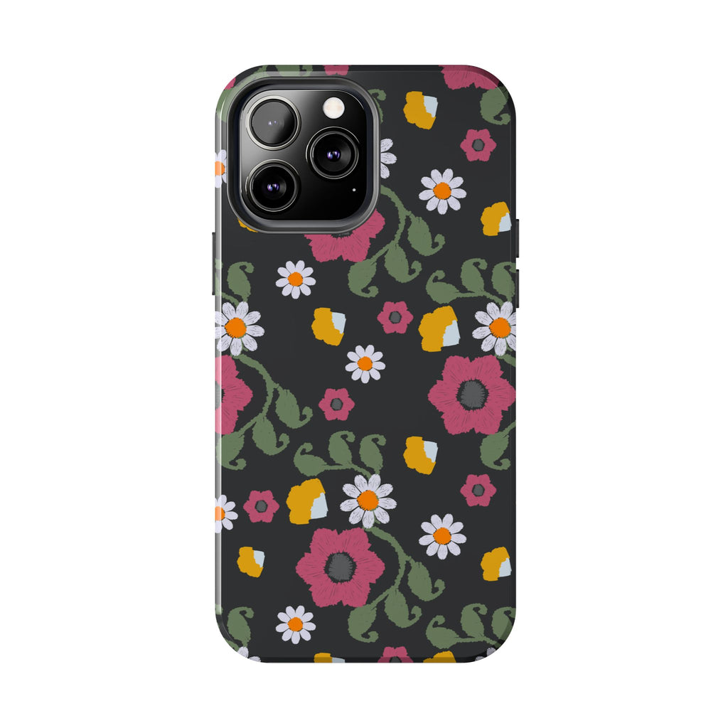 Floral Tough Phone Cases | Vibrant Protection for Everyday Use | Gift for Her, Trendy Accessories, Birthday, Mother's Day
