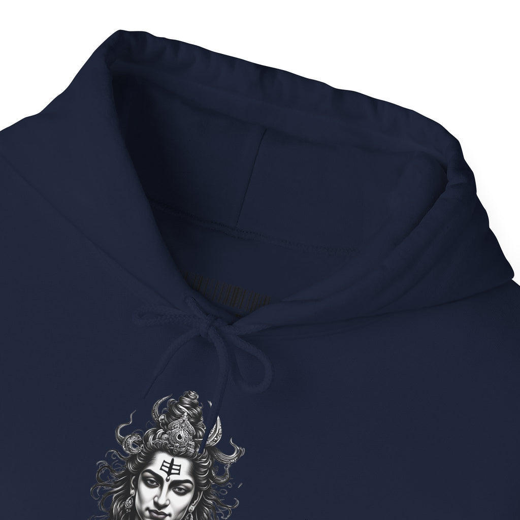 Skull Viking Hoodie — Norse Warrior Graphic Hooded Sweatshirt