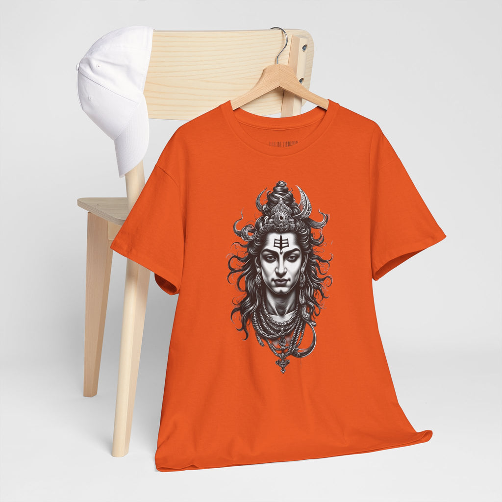 Shiva Portrait Tee — Hindu God Shiva Graphic T-Shirt