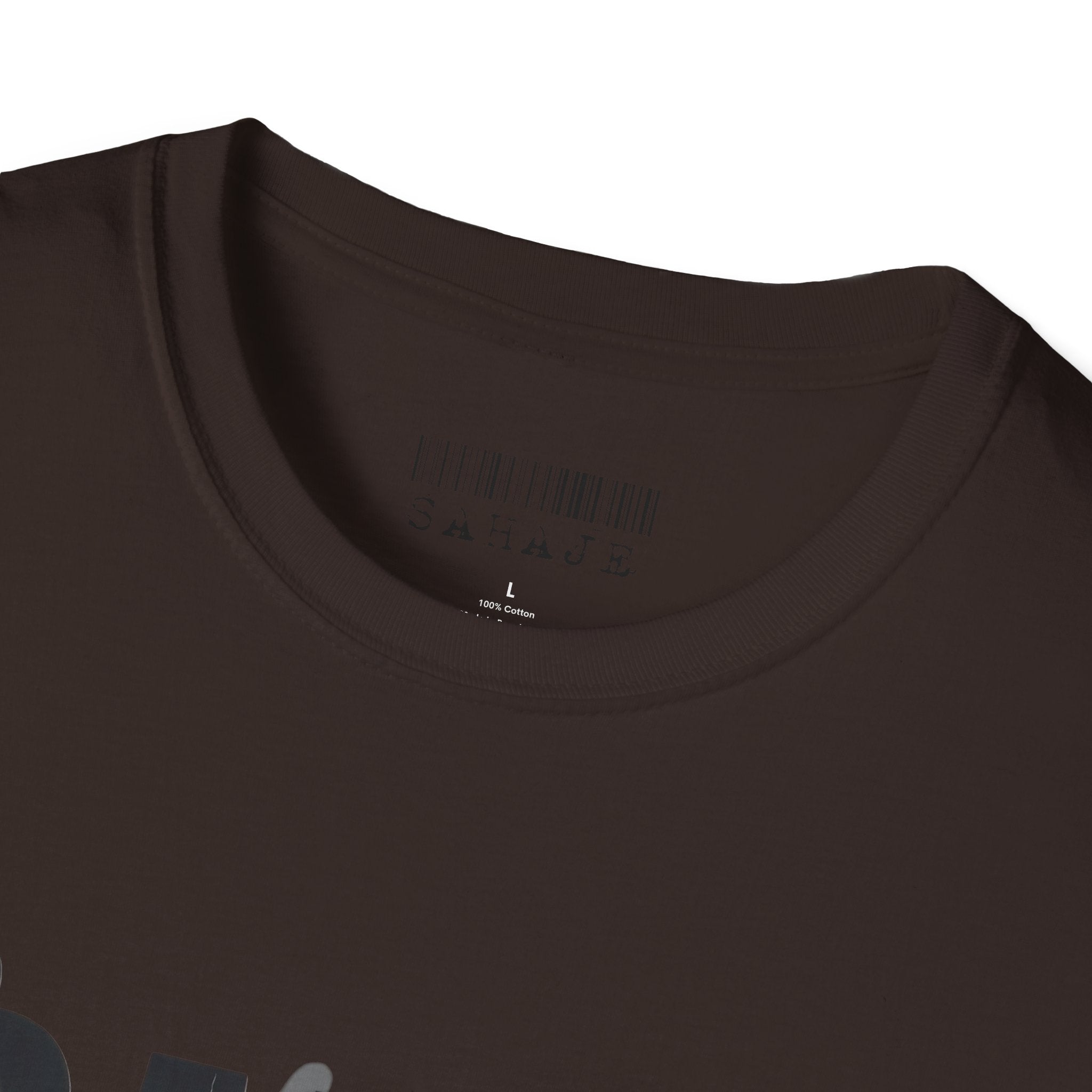 Saurus Graphic T-Shirt — Retro Block Lettering with Snake Illustration