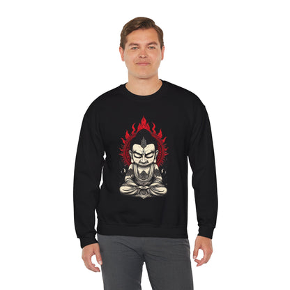 Buddha Flame Crewneck Sweatshirt