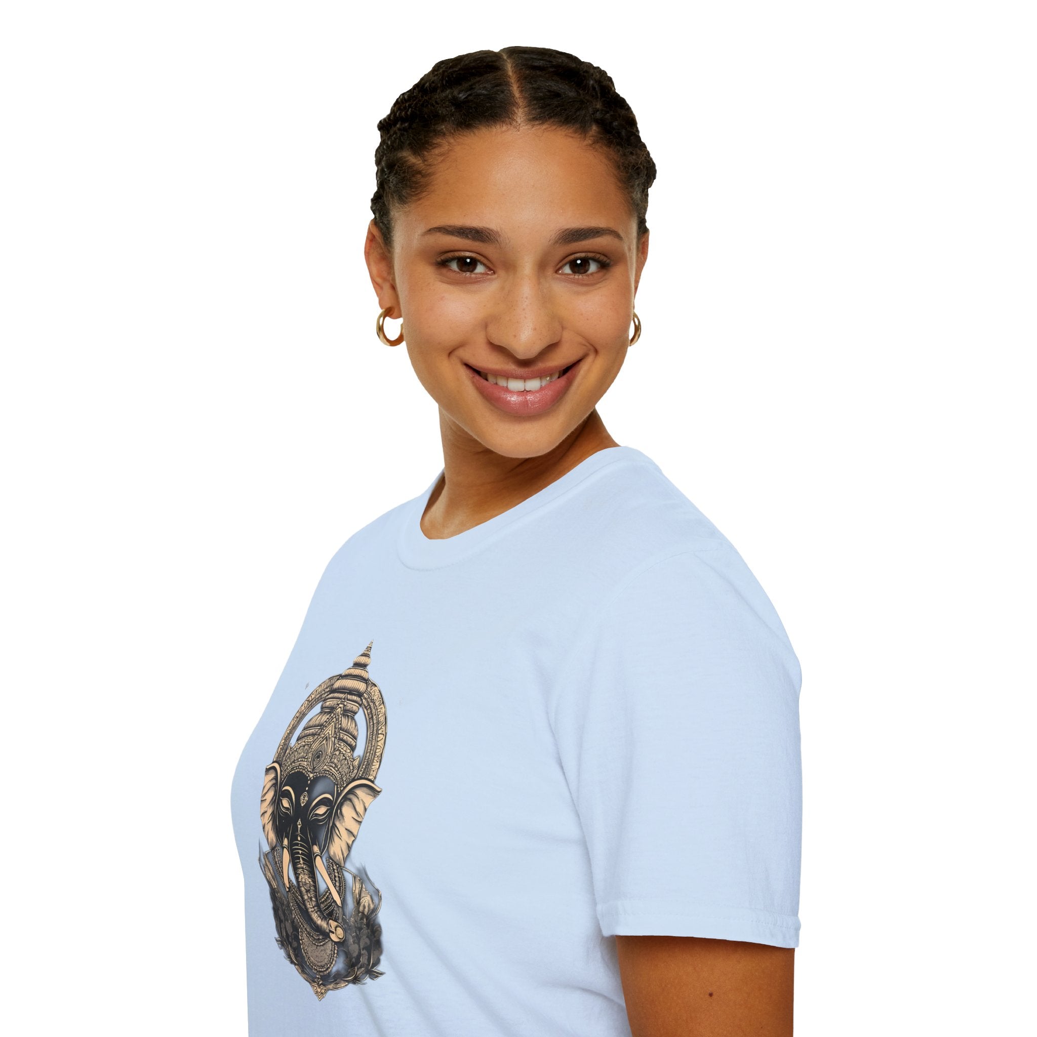 Elephant Mandala T-Shirt — Spiritual Ganesha Graphic Tee