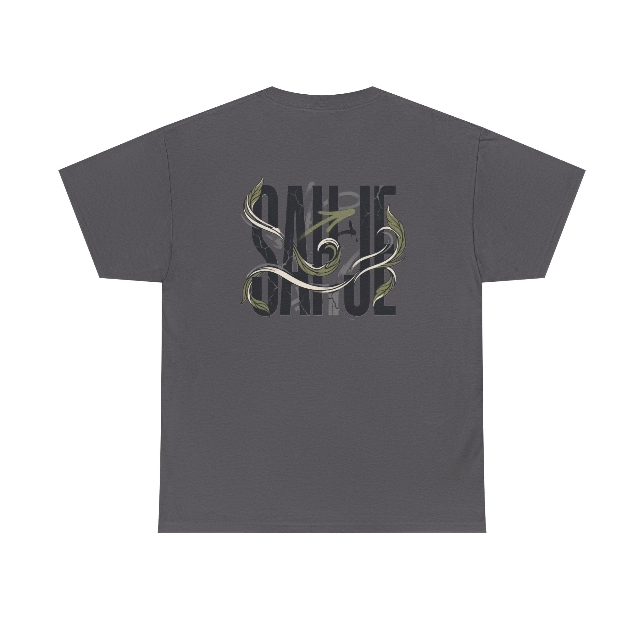 Graphic Tee — 'Savage' Typography with Snake Accent