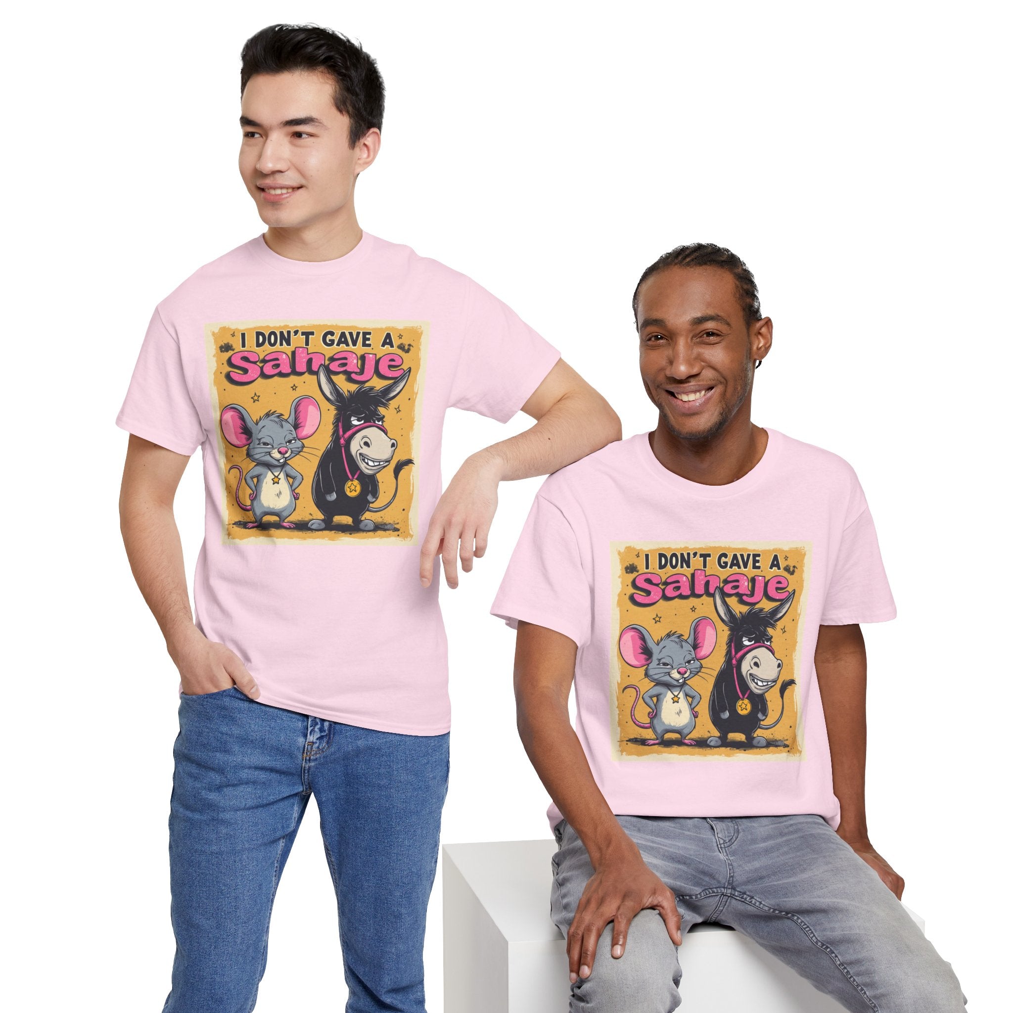 I Don't Give A Snair! Tee — Funny Mouse & Cat Graphic T-Shirt