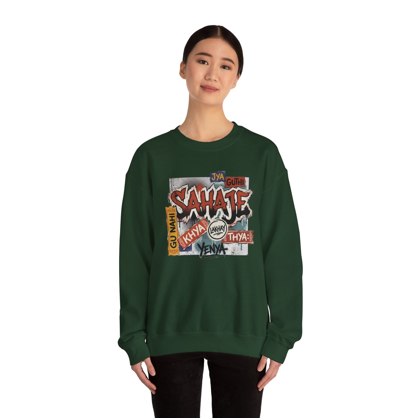 Sahajee Graphic Crewneck Sweatshirt — Urban Tagline Streetwear