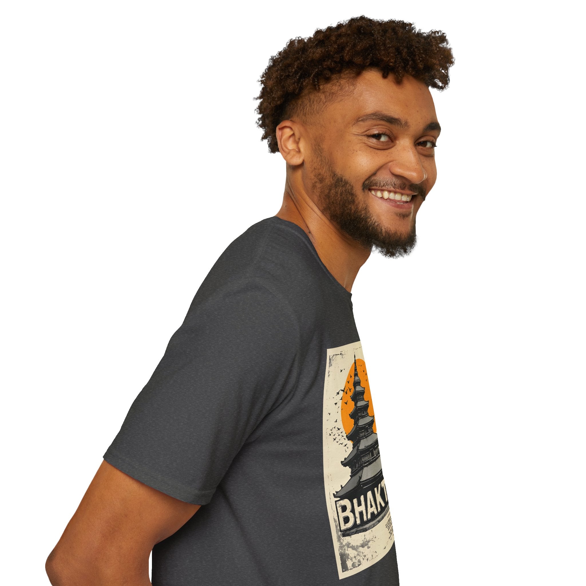 Bhaktapur Vintage Travel T-Shirt – Nepal Pagoda Graphic Tee