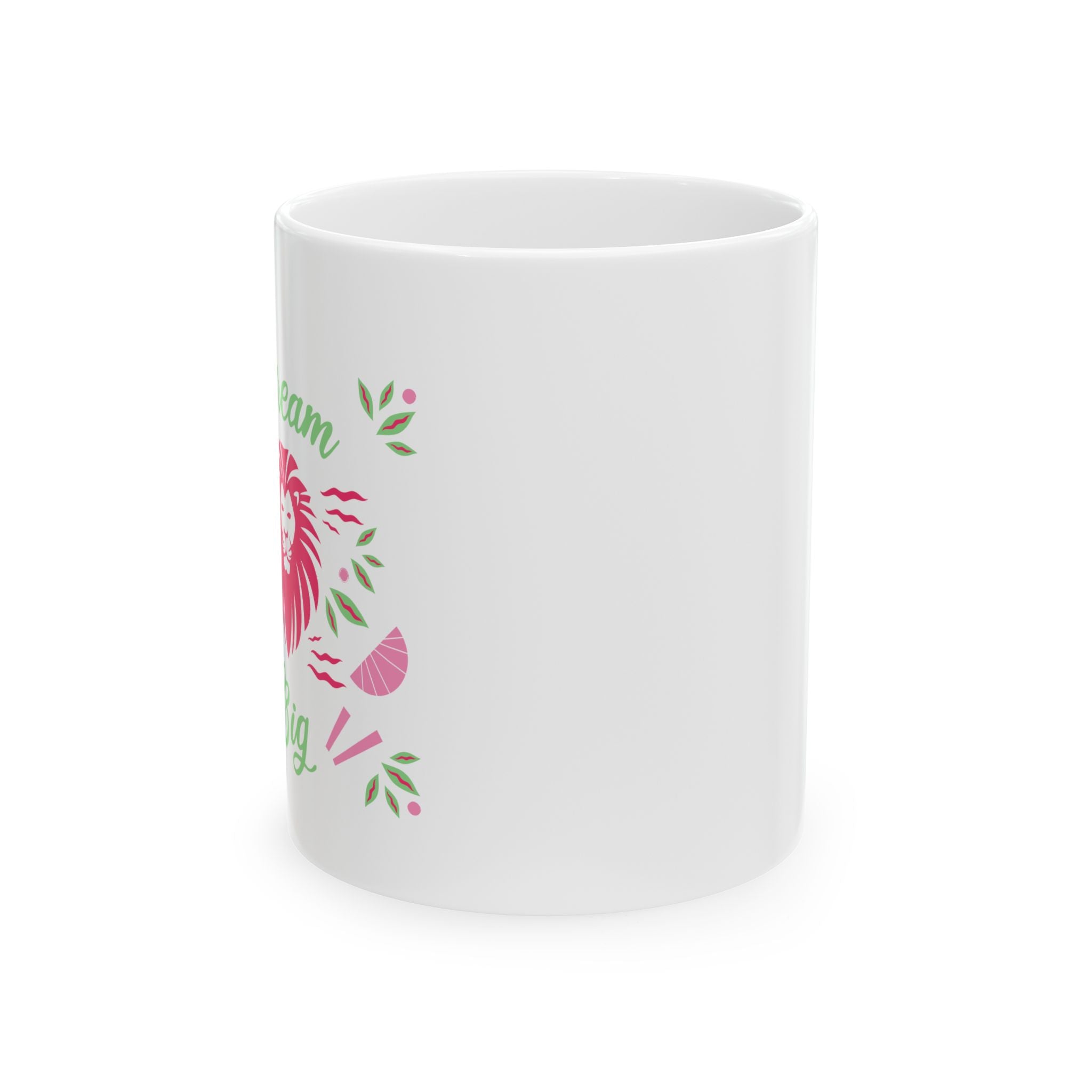 Floral Inspirational Ceramic Mug - Perfect Gift for Tea Lovers, Coffee Enthusiasts, Spring Decor, Self-Care, Home Office
