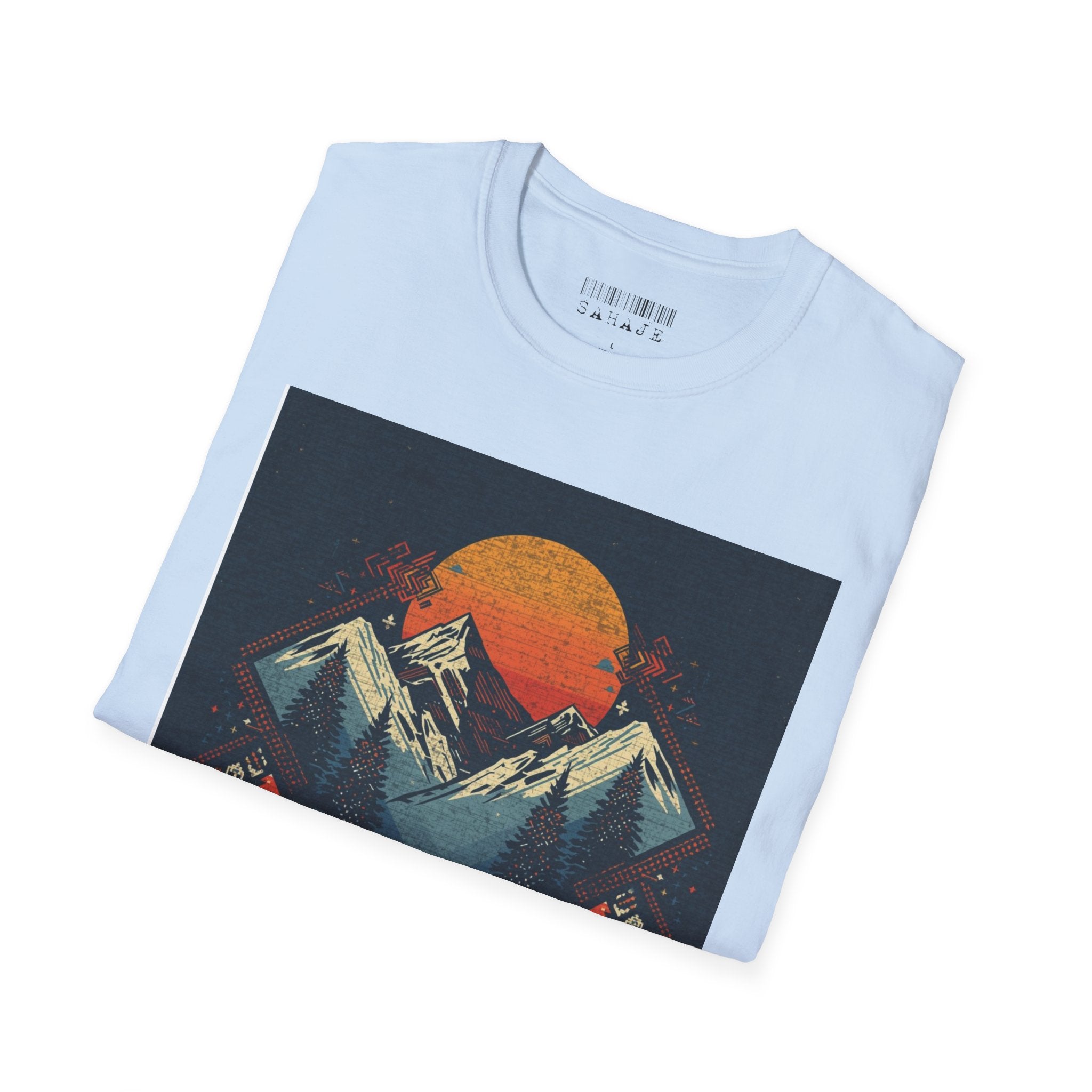 Retro Mountain Sunset T-Shirt