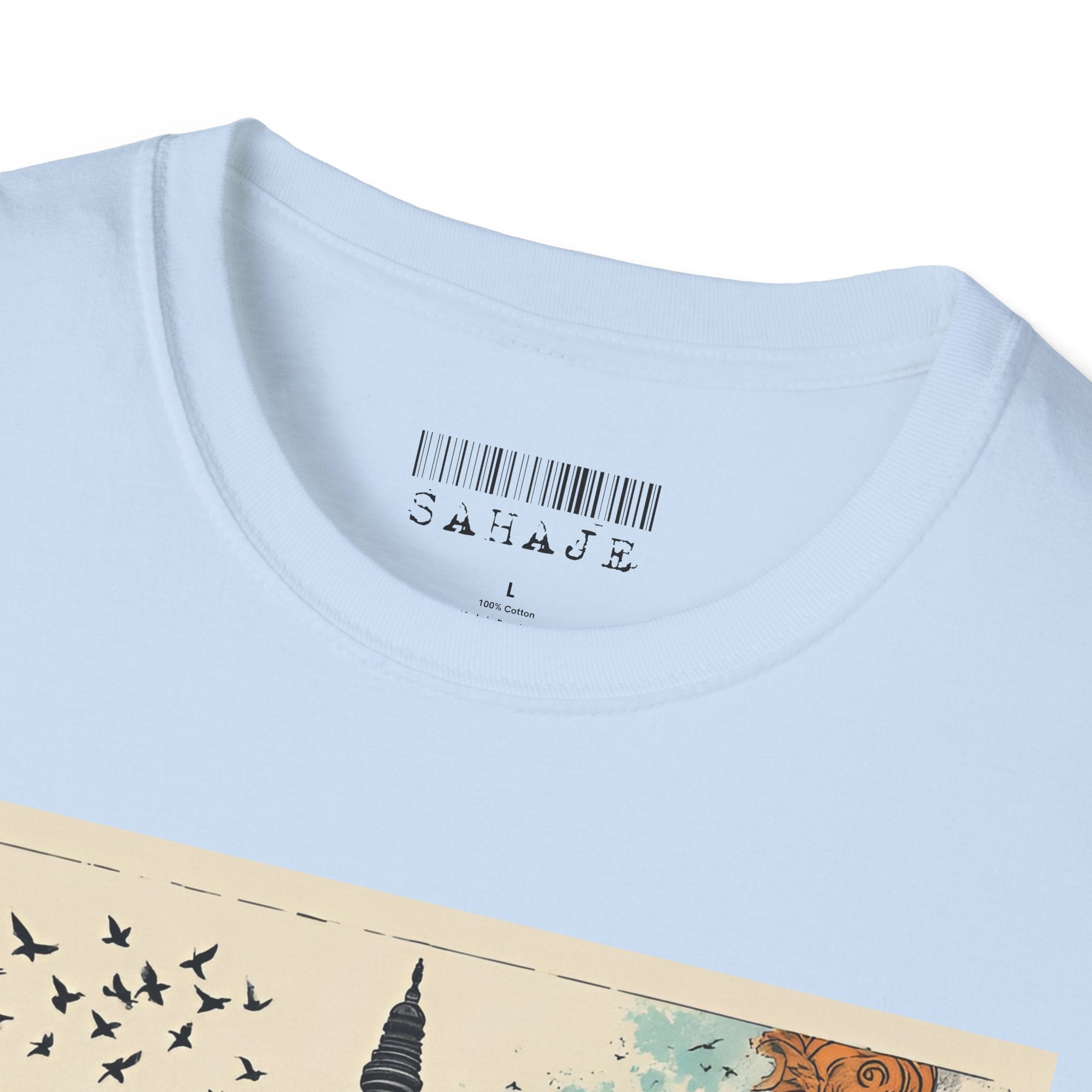 Kathmandu Vintage Travel T-Shirt – Retro Nepal Skyline Graphic Tee, Cultural Tourism Design