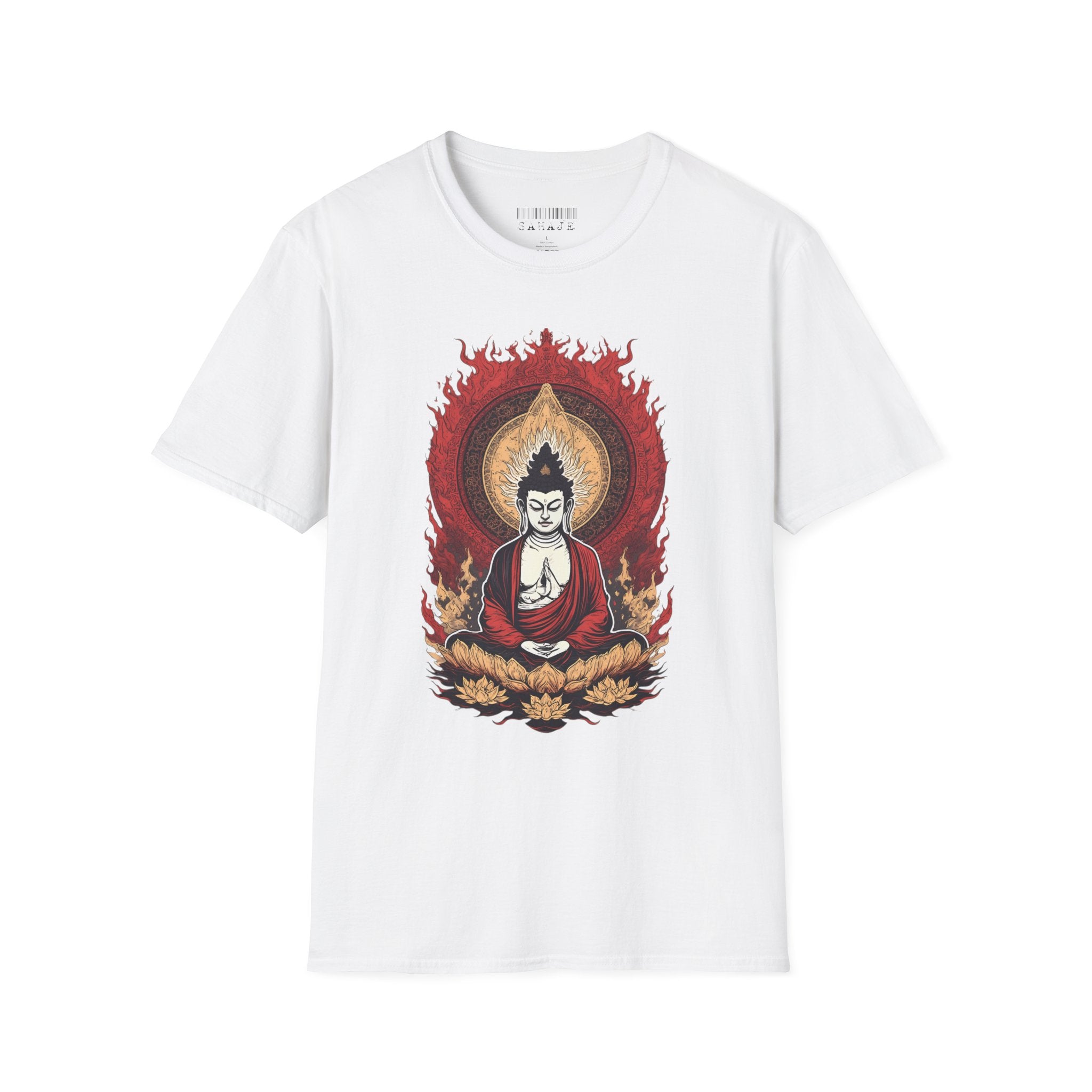 Buddha Lotus Meditation T-Shirt — Zen Buddhist Graphic Tee