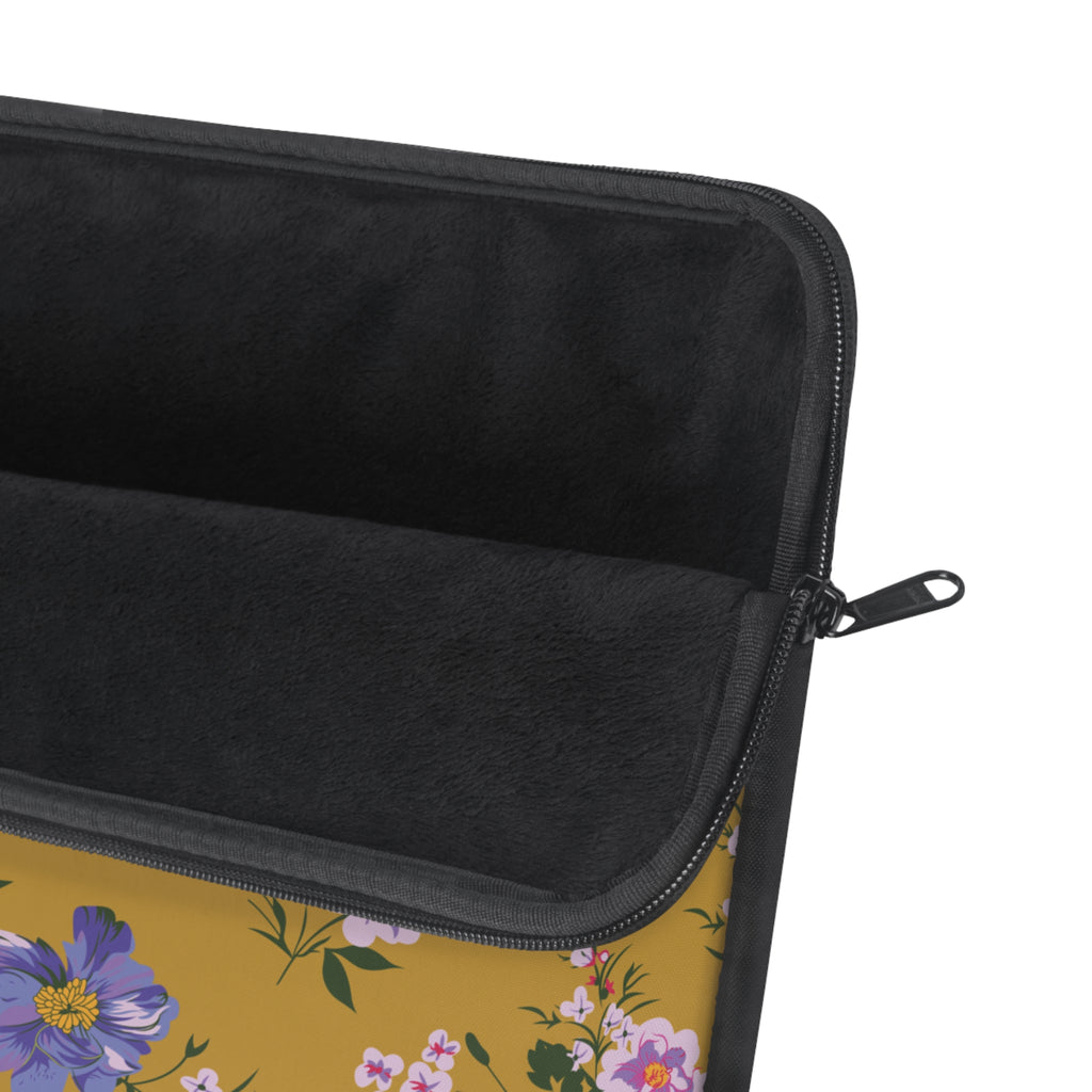 Floral Laptop Sleeve - Stylish Computer Case, Gift for Students, Mother's Day, Tech Accessory, Office Decor
