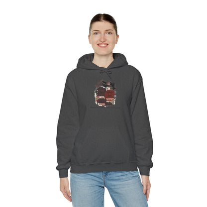 Hoodie — Vintage Urban Industrial Building Graphic Hoodie (Architectural Sketch)