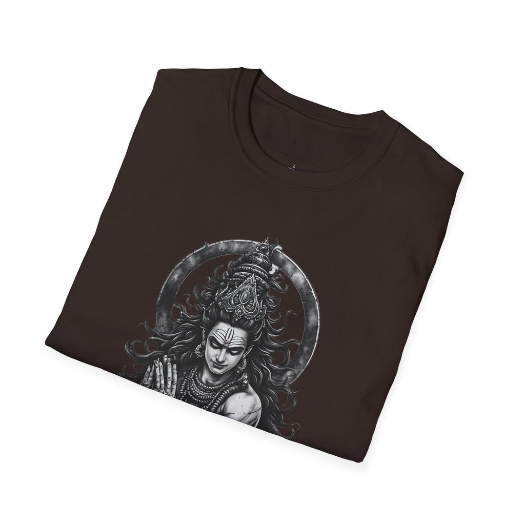 Shiva Portrait T‑Shirt – Intricate Hindu Deity Art Tee