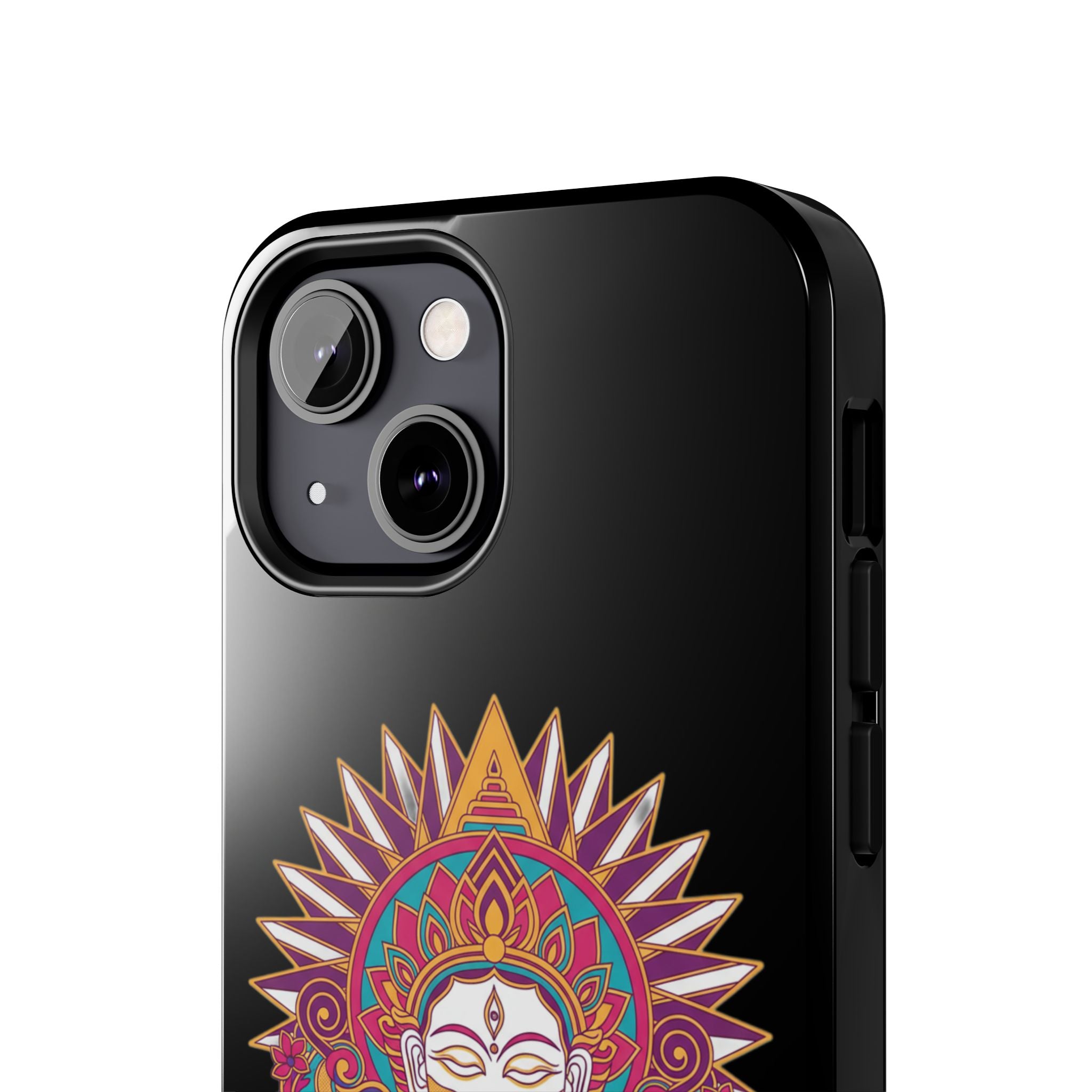 Buddha Mandala Tough Phone Case — Protective Spiritual iPhone Cover
