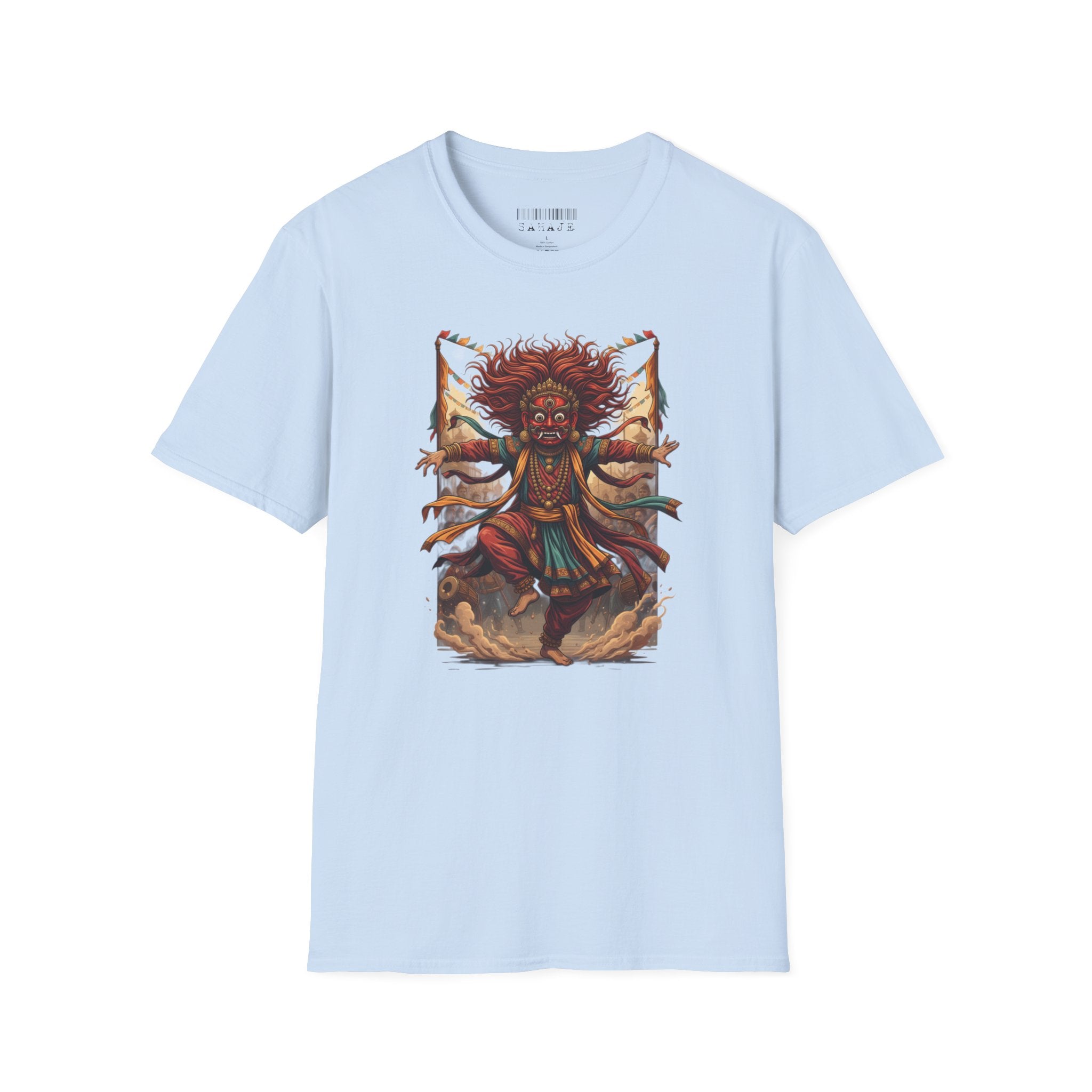Native Warrior Spirit T‑Shirt — Tribal Dance Illustration