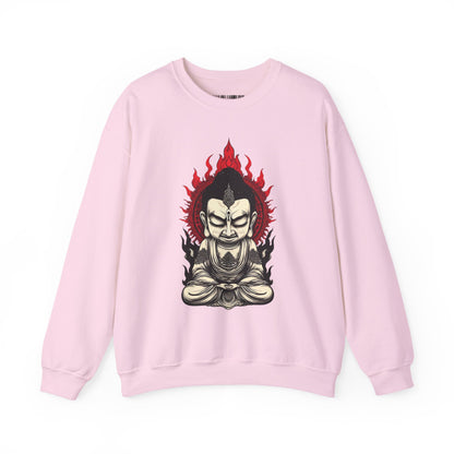 Buddha Flame Crewneck Sweatshirt