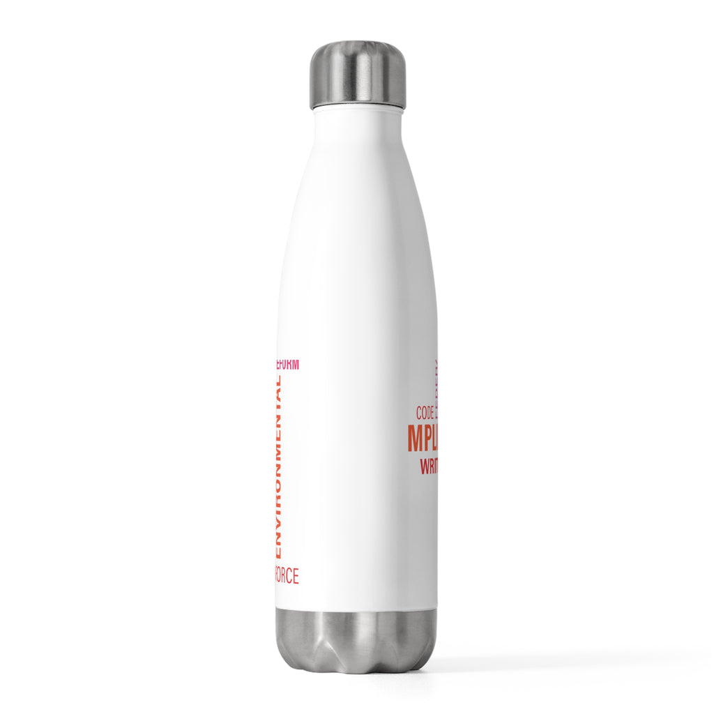 Trendy 20oz Insulated Bottle - Motivational Quotes for Law Students & Professionals, Eco-Friendly, Perfect Gift, Hydration, Travel