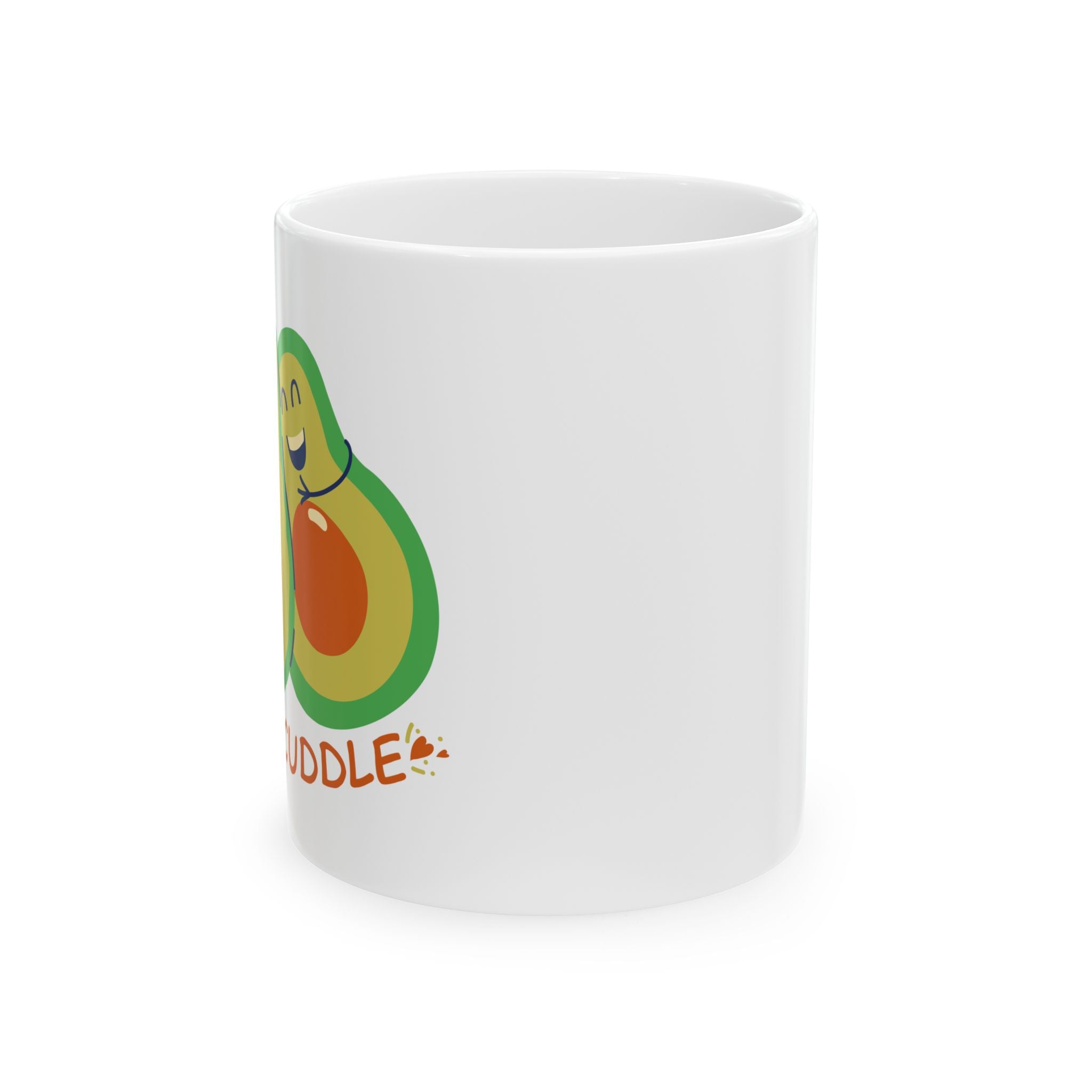 Avocado Cuddle Mug, Cute Coffee Cup, Gift for Avocado Lovers, Funny Kitchen Decor, Perfect for Birthdays and Anniversaries