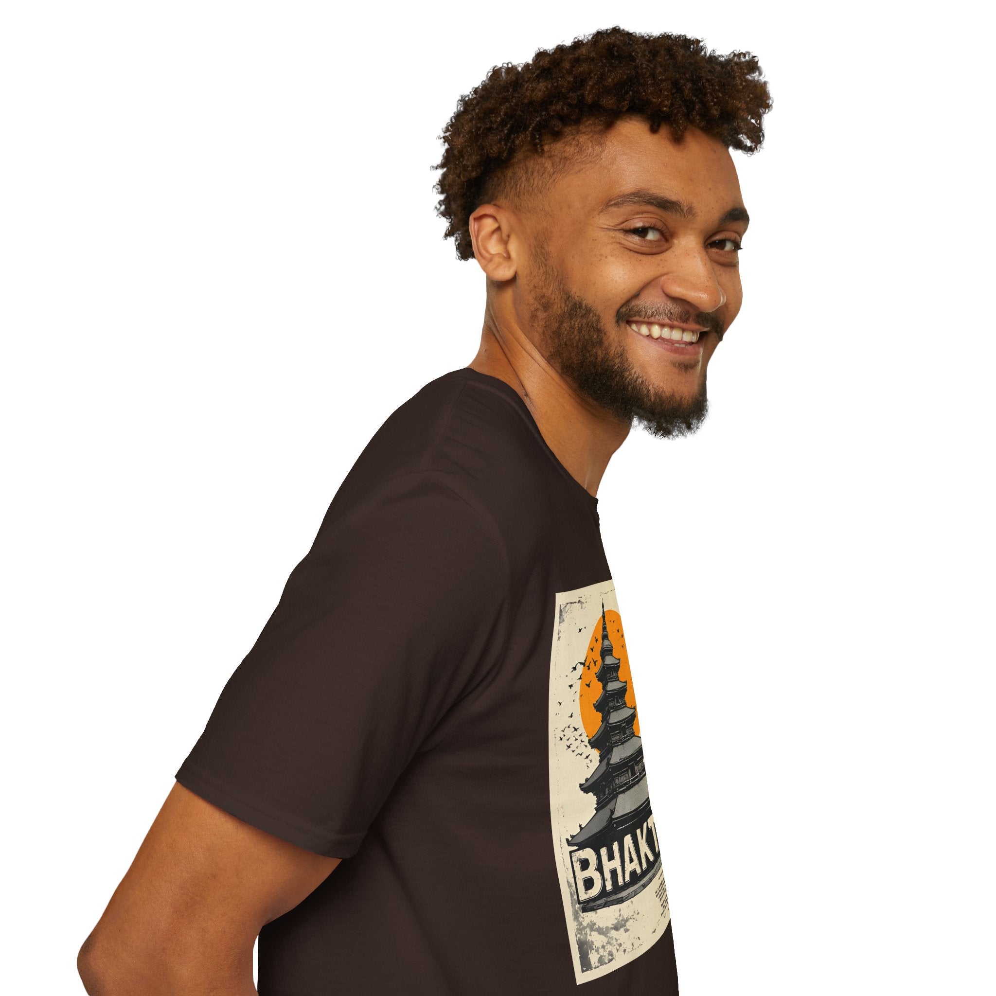 Bhaktapur Vintage Travel T-Shirt – Nepal Pagoda Graphic Tee