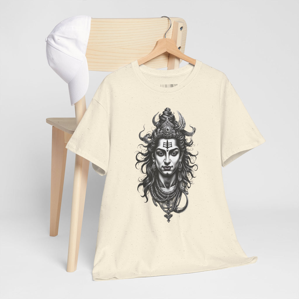Shiva Portrait Tee — Hindu God Shiva Graphic T-Shirt