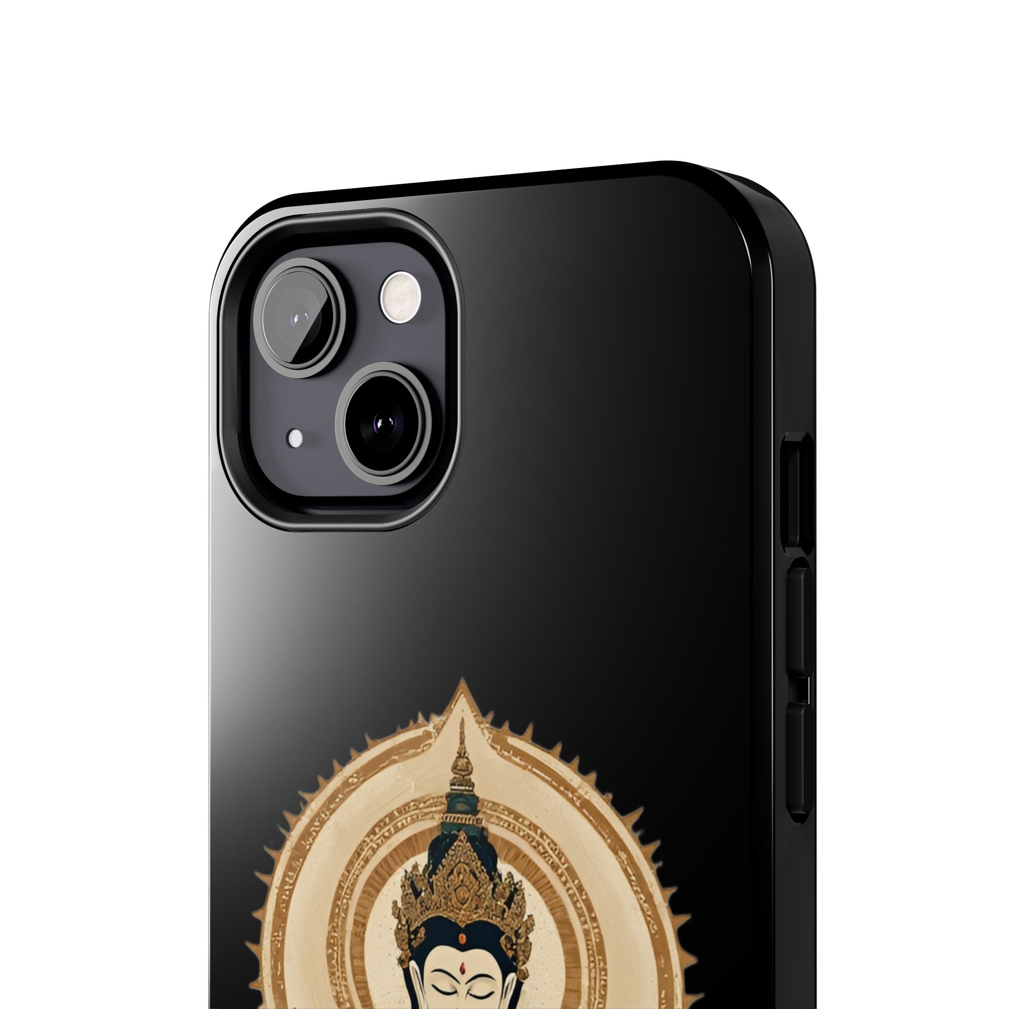 Bodhisattva Lotus Tough Phone Case — Protective Buddhist Meditation Phone Cover