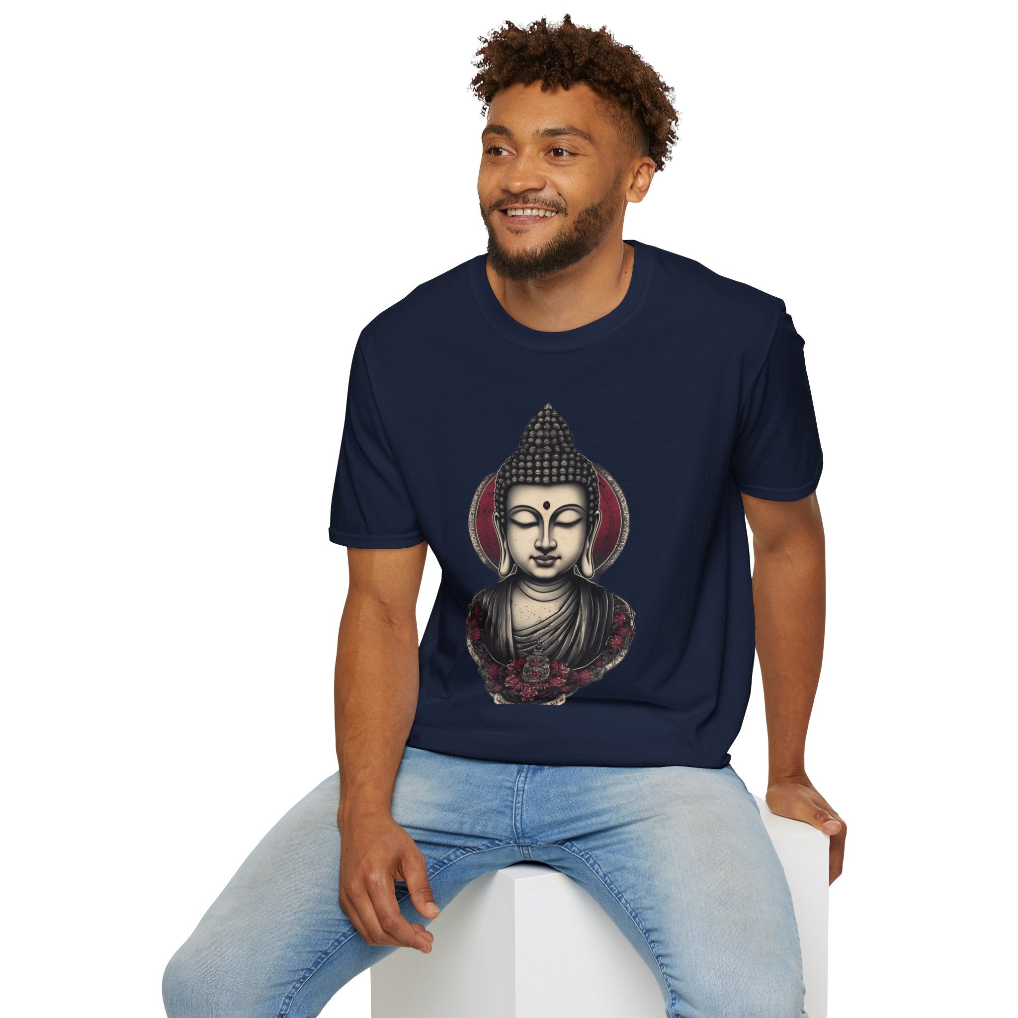 Buddha Portrait T-Shirt — Zen Meditation Graphic Tee