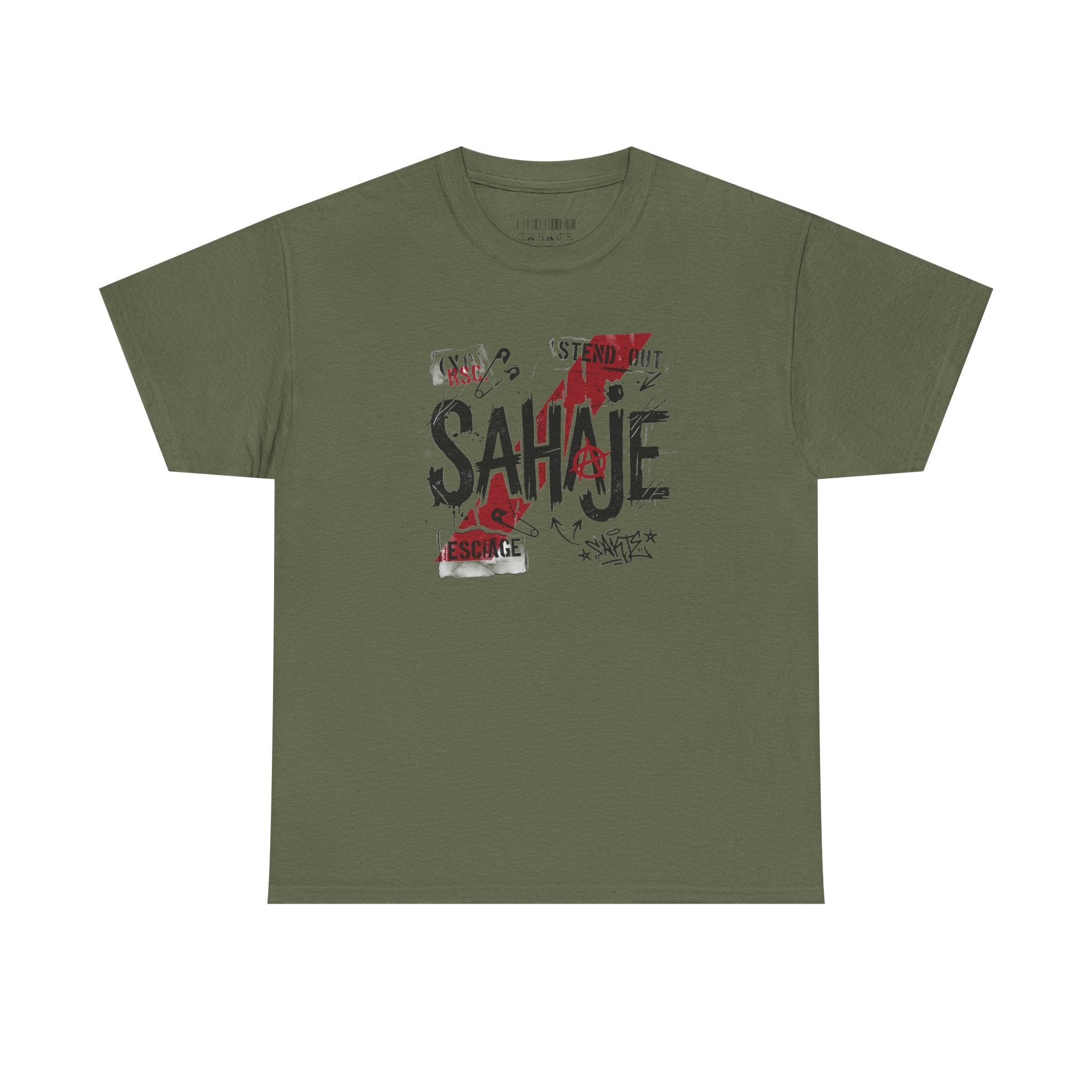 Sahaje Graphic Tee — Street Art Urban Casual T-Shirt