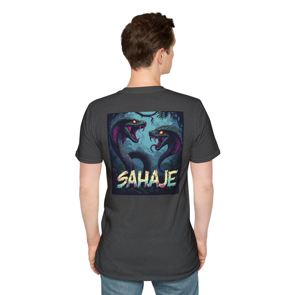 Two Cobra Snake T-Shirt – Fierce Serpent Power Graphic Tee, Edgy Streetwear Snake Shirt