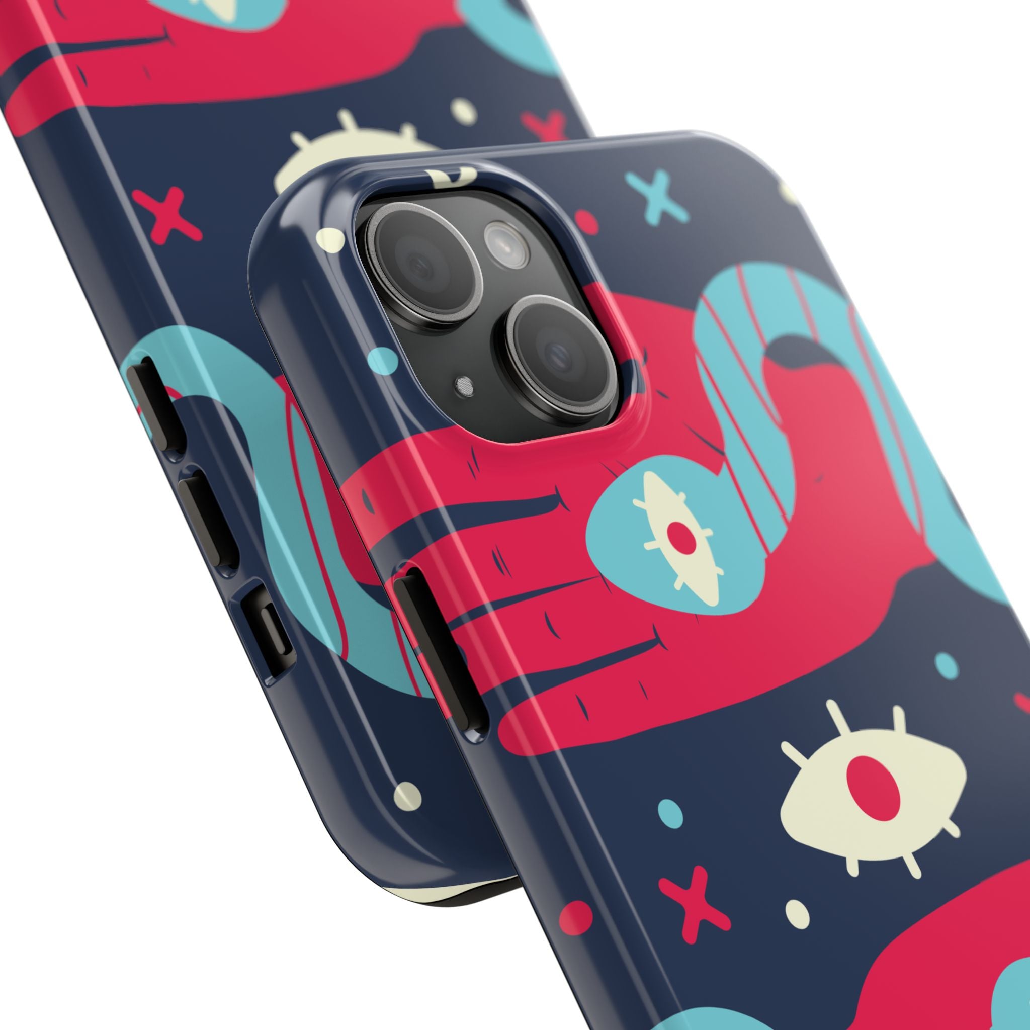 Vibrant Tough Phone Cases with Unique Eye Design, Durable Phone Cover, Trendy Accessories, Gift for Art Lovers, Unique Phone Protector