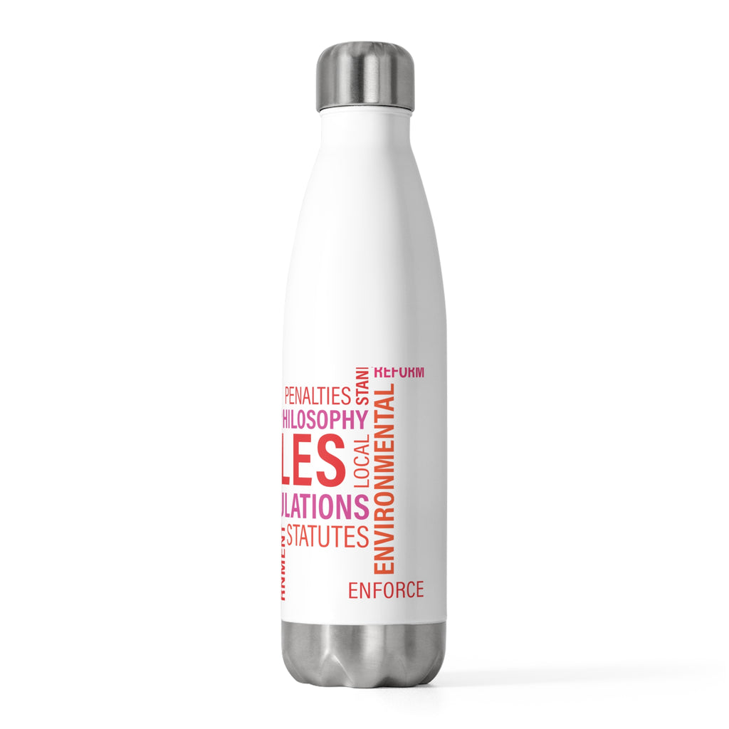 Trendy 20oz Insulated Bottle - Motivational Quotes for Law Students & Professionals, Eco-Friendly, Perfect Gift, Hydration, Travel