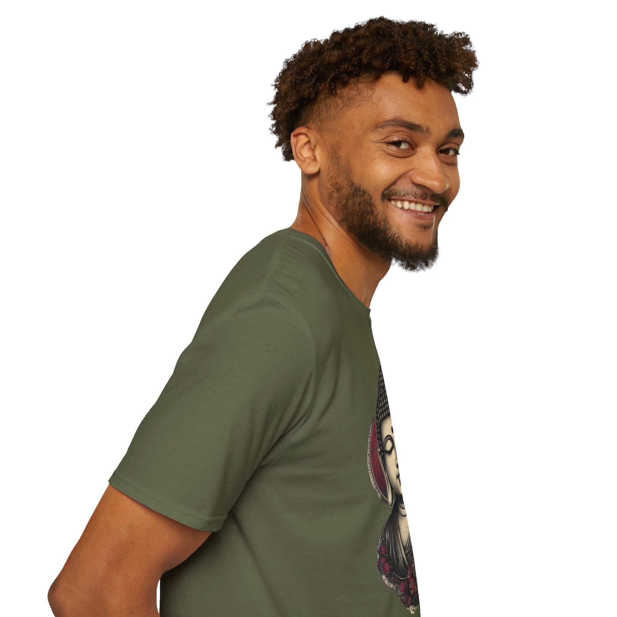 Buddha Portrait T-Shirt — Zen Meditation Graphic Tee