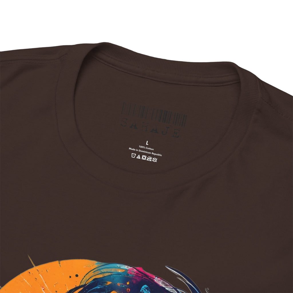 Butterfly Silhouette Graphic Tee — Colorful Maternity Profile Design