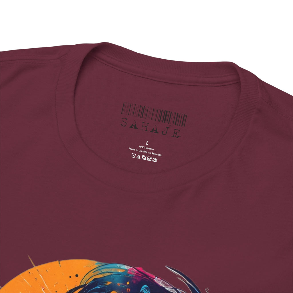 Butterfly Silhouette Graphic Tee — Colorful Maternity Profile Design