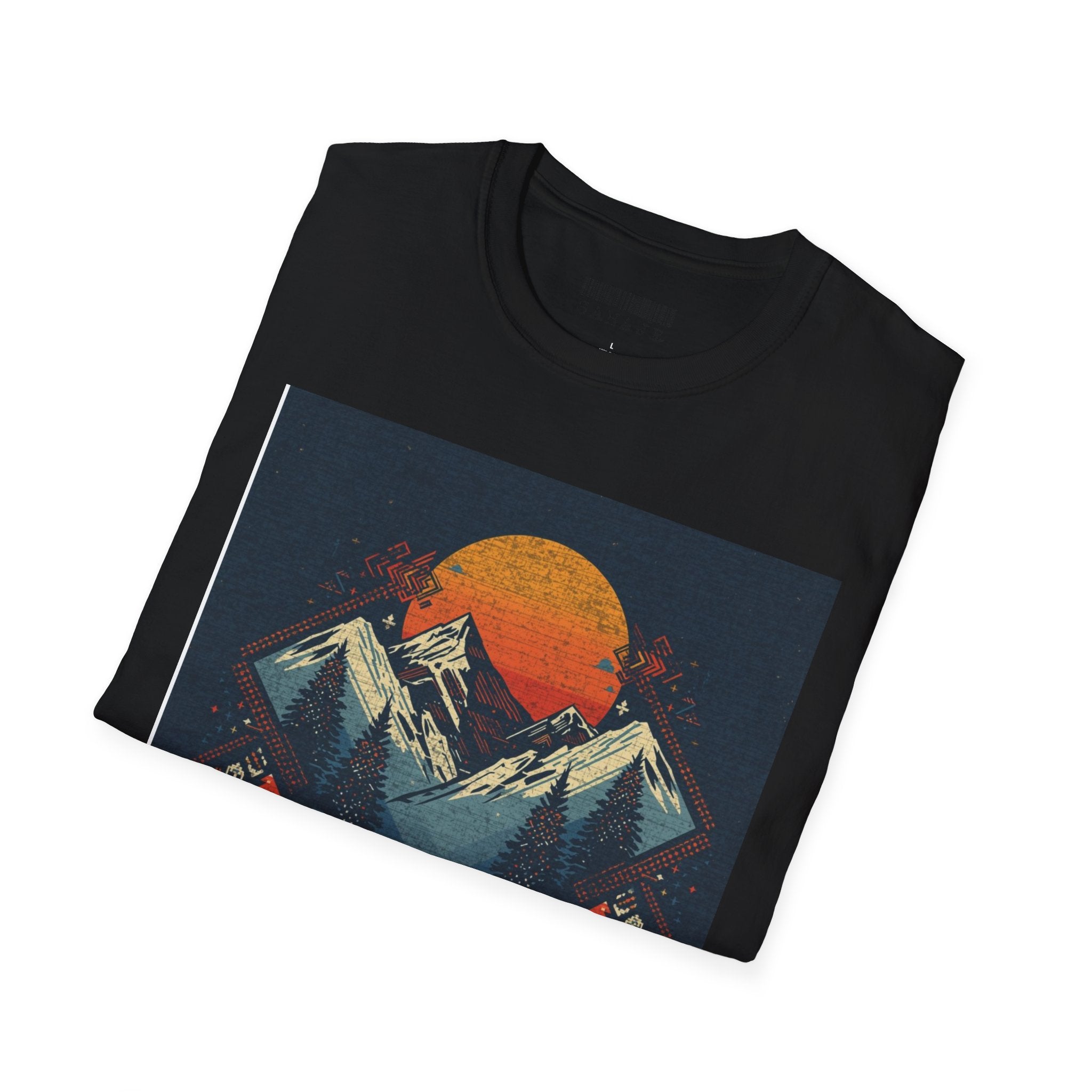 Retro Mountain Sunset T-Shirt