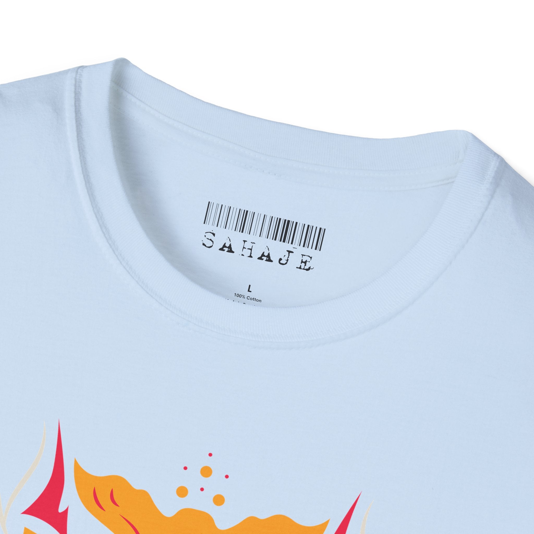 Sahaje Floral Snake Graphic T-Shirt