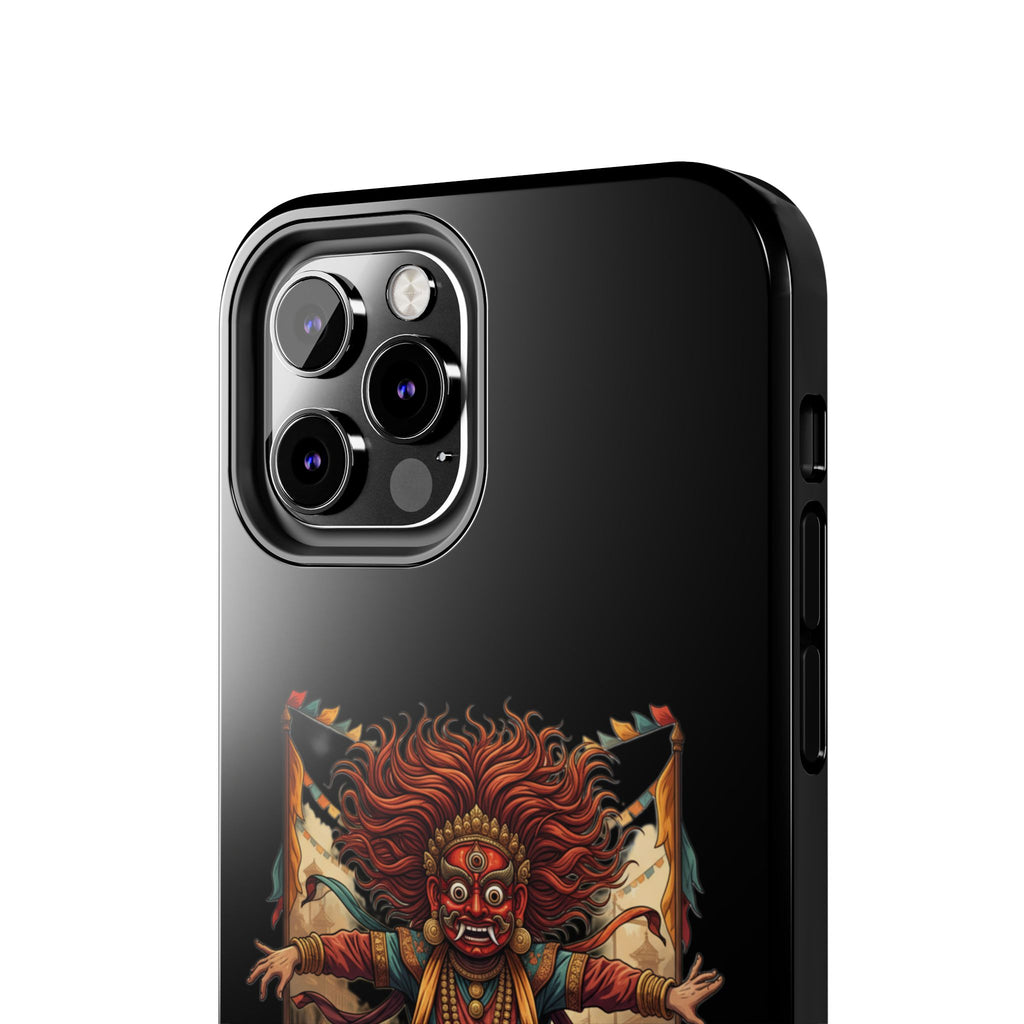 Tibetan Demon Dance Tough Phone Case — Bold Mythic Protective Cover