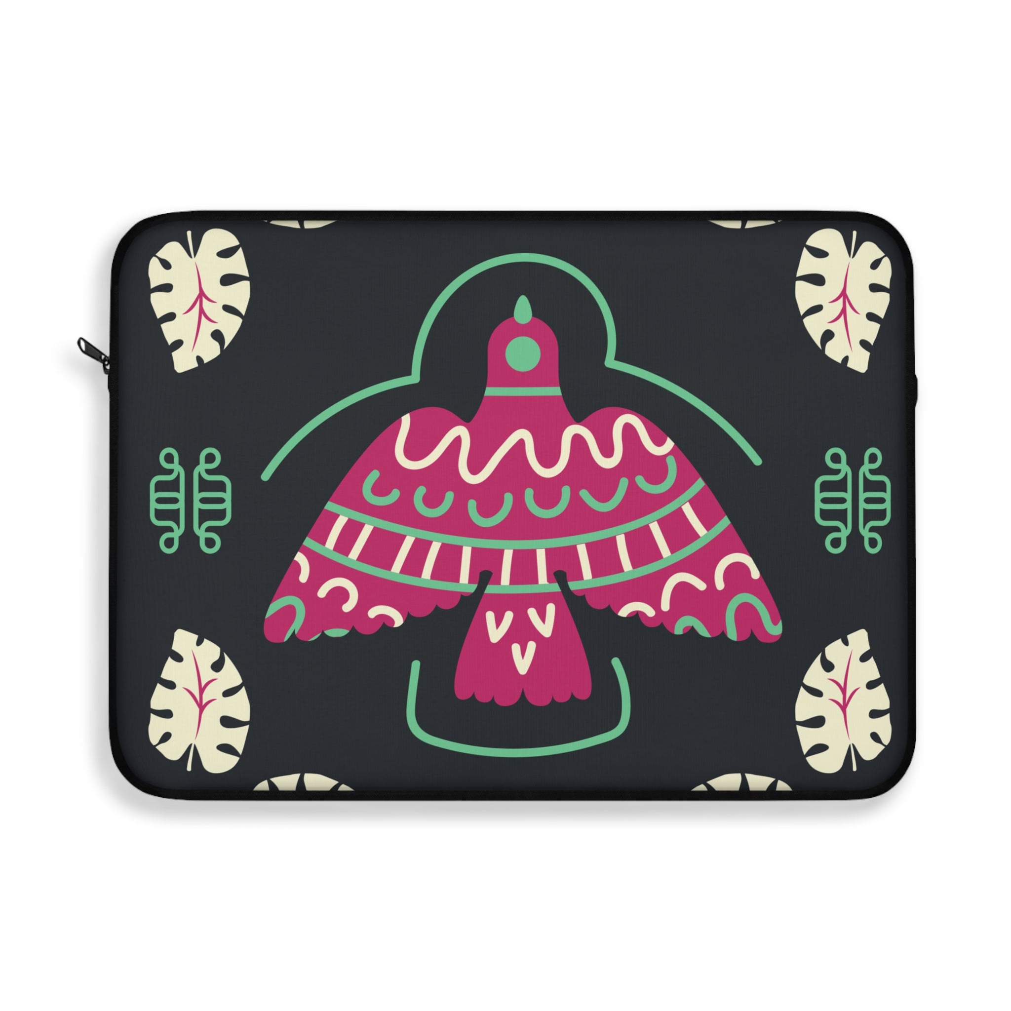 Colorful Laptop Sleeve with Unique Bird Design, Stylish Tech Accessory, Perfect for Students, Gifts for Her, Boho Home Office Decor