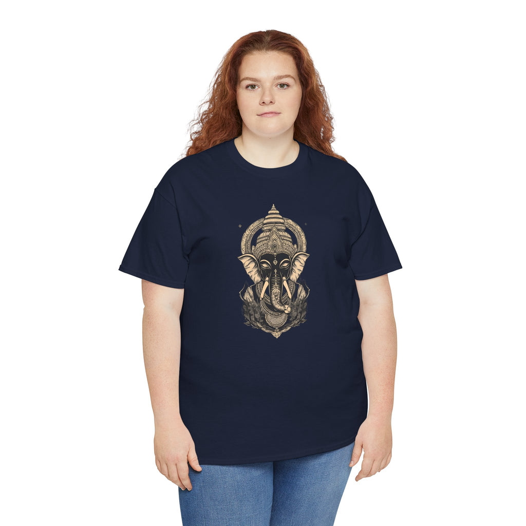 Elephant Mandala T‑Shirt — Spiritual Ganesha-Inspired Graphic Tee