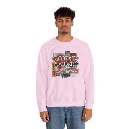 Sahajee Graphic Crewneck Sweatshirt — Urban Tagline Streetwear