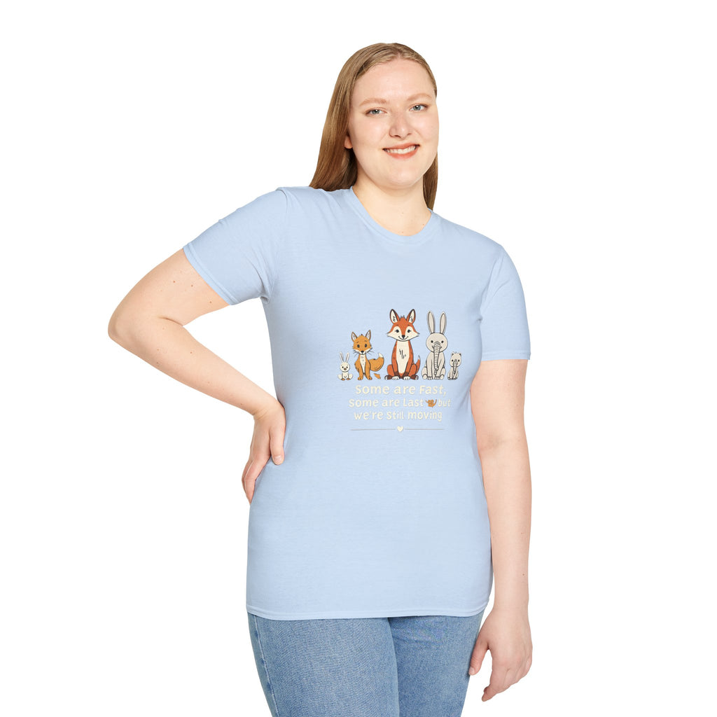 Woodland Friends T-Shirt — Cute Fox, Bunny & Squirrel Graphic