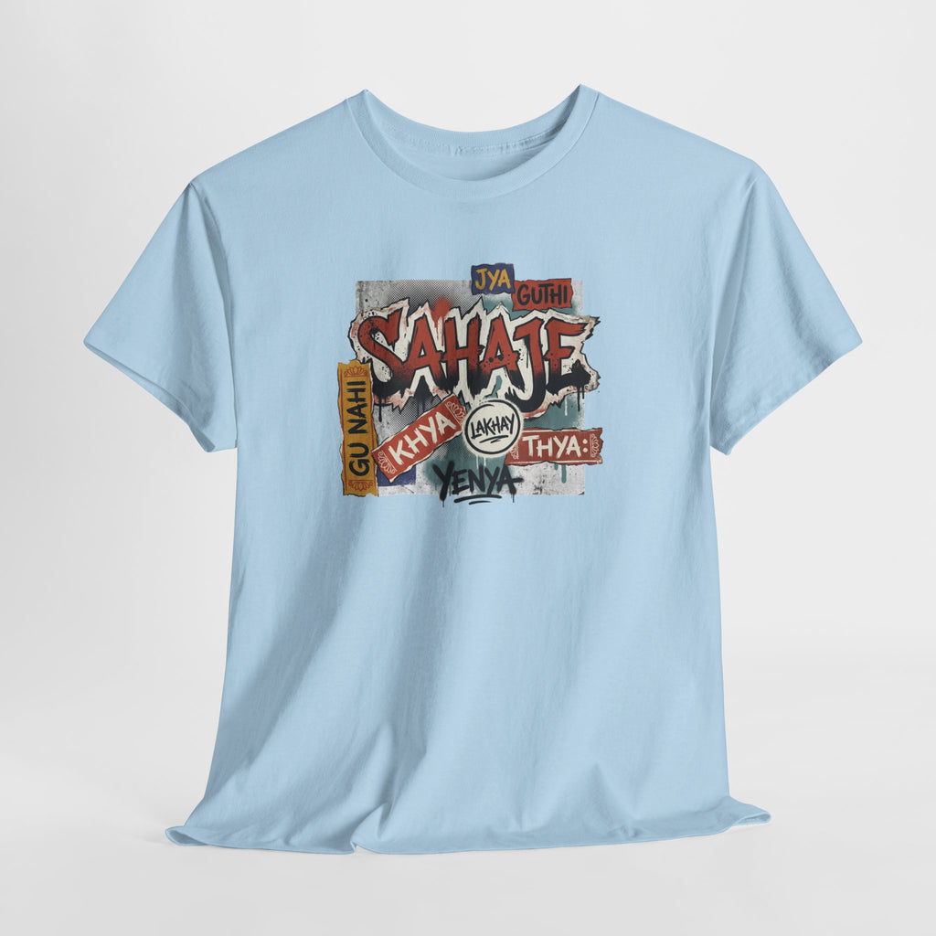 Shahje Graffiti Logo Tee - Urban Retro Streetwear T-Shirt