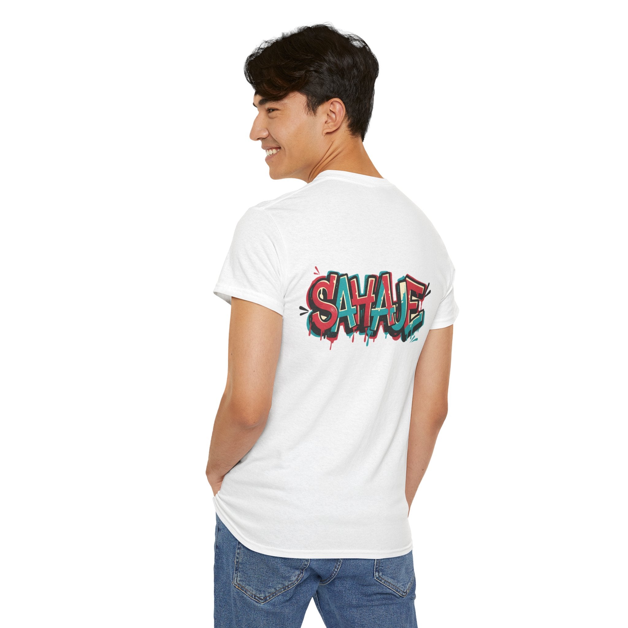Graffiti "SAVAJE" Tee - Urban Streetwear Graphic T-Shirt
