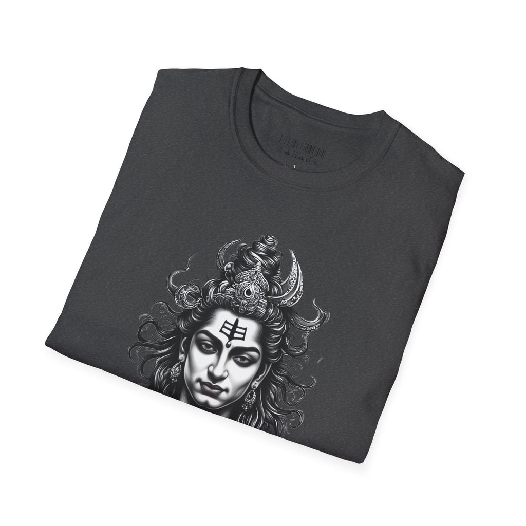 Shiva Portrait T-Shirt – Detailed Hindu Deity Graphic Tee