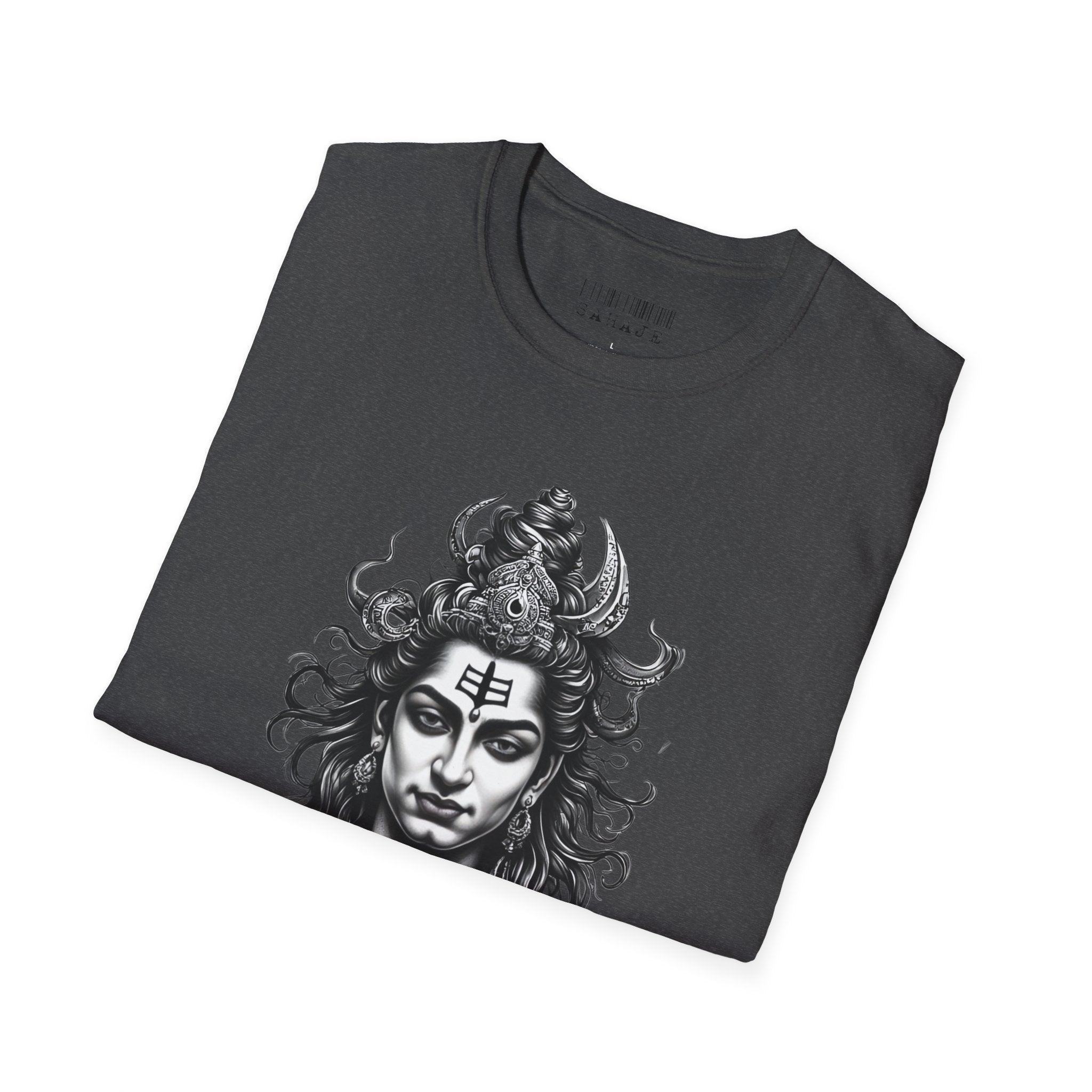 Shiva Portrait T-Shirt – Detailed Hindu Deity Graphic Tee