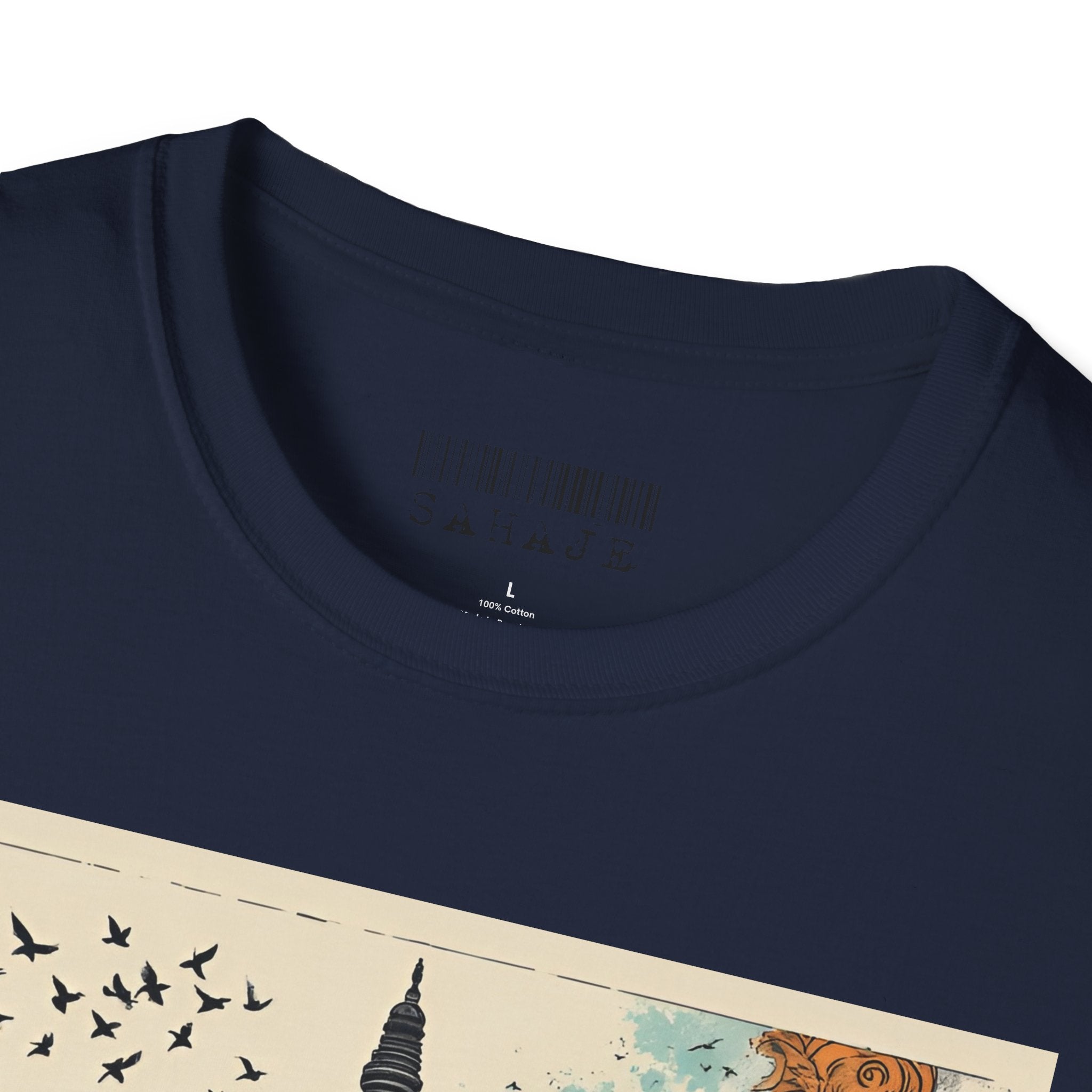 Kathmandu Vintage Travel T-Shirt – Retro Nepal Skyline Graphic Tee, Cultural Tourism Design