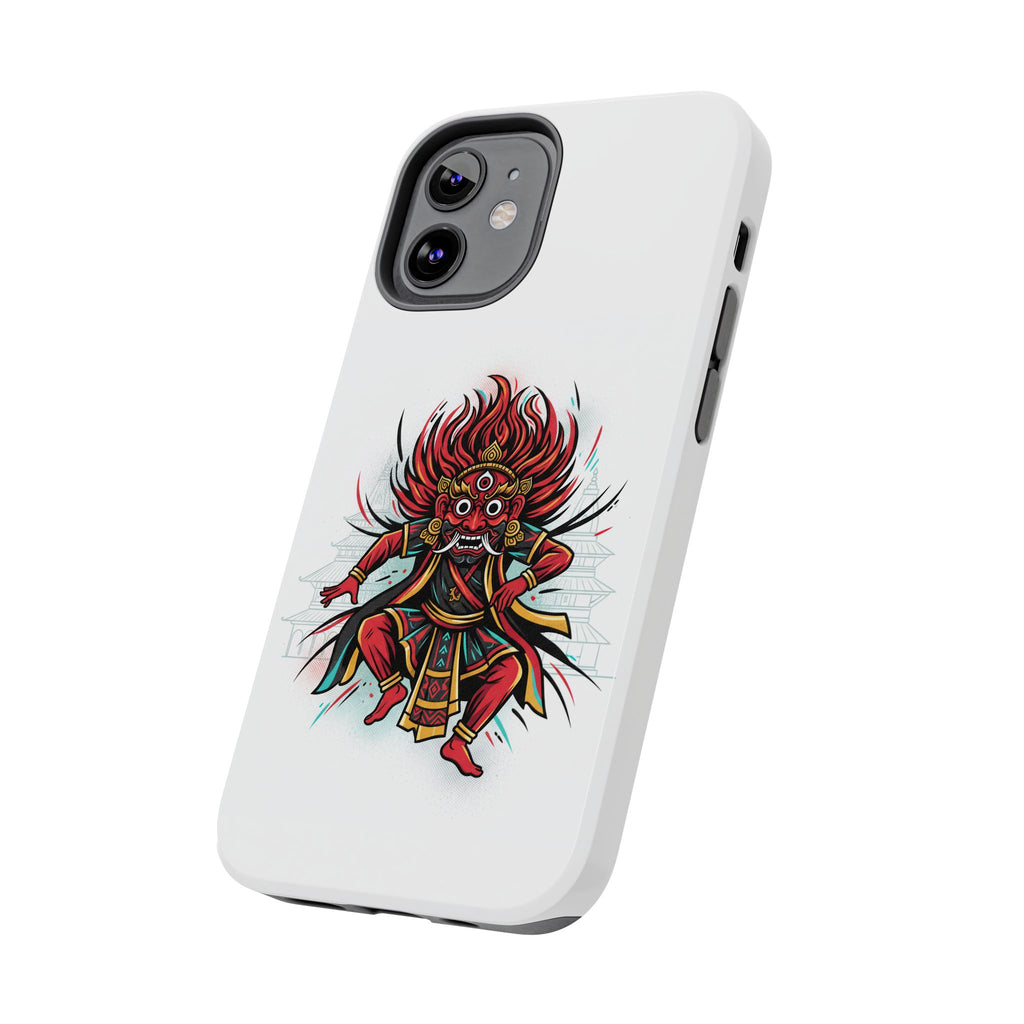 Bhairava Tough Phone Case — Bold Hindu Deity Protective Cover