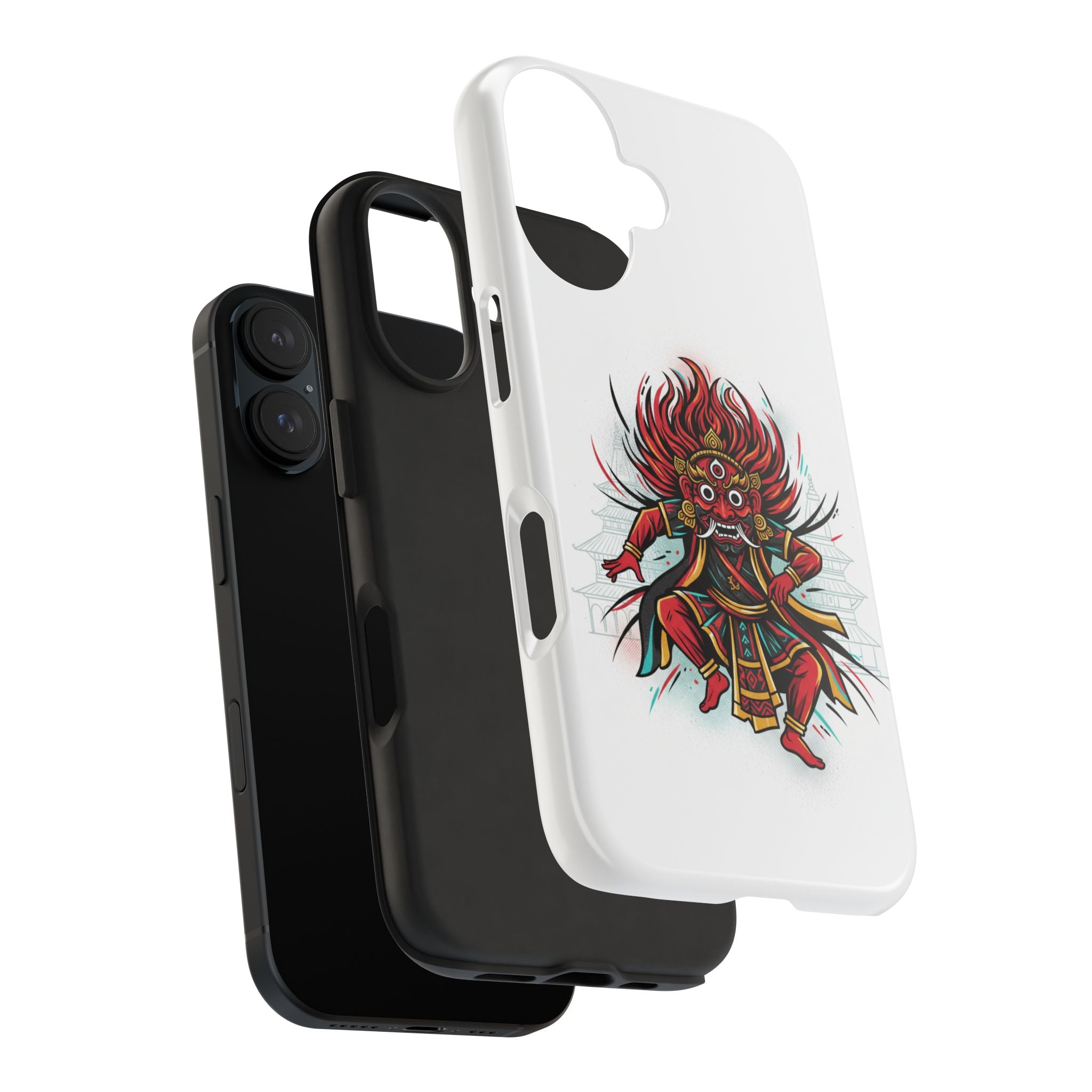 Bhairava Tough Phone Case — Bold Hindu Deity Protective Cover
